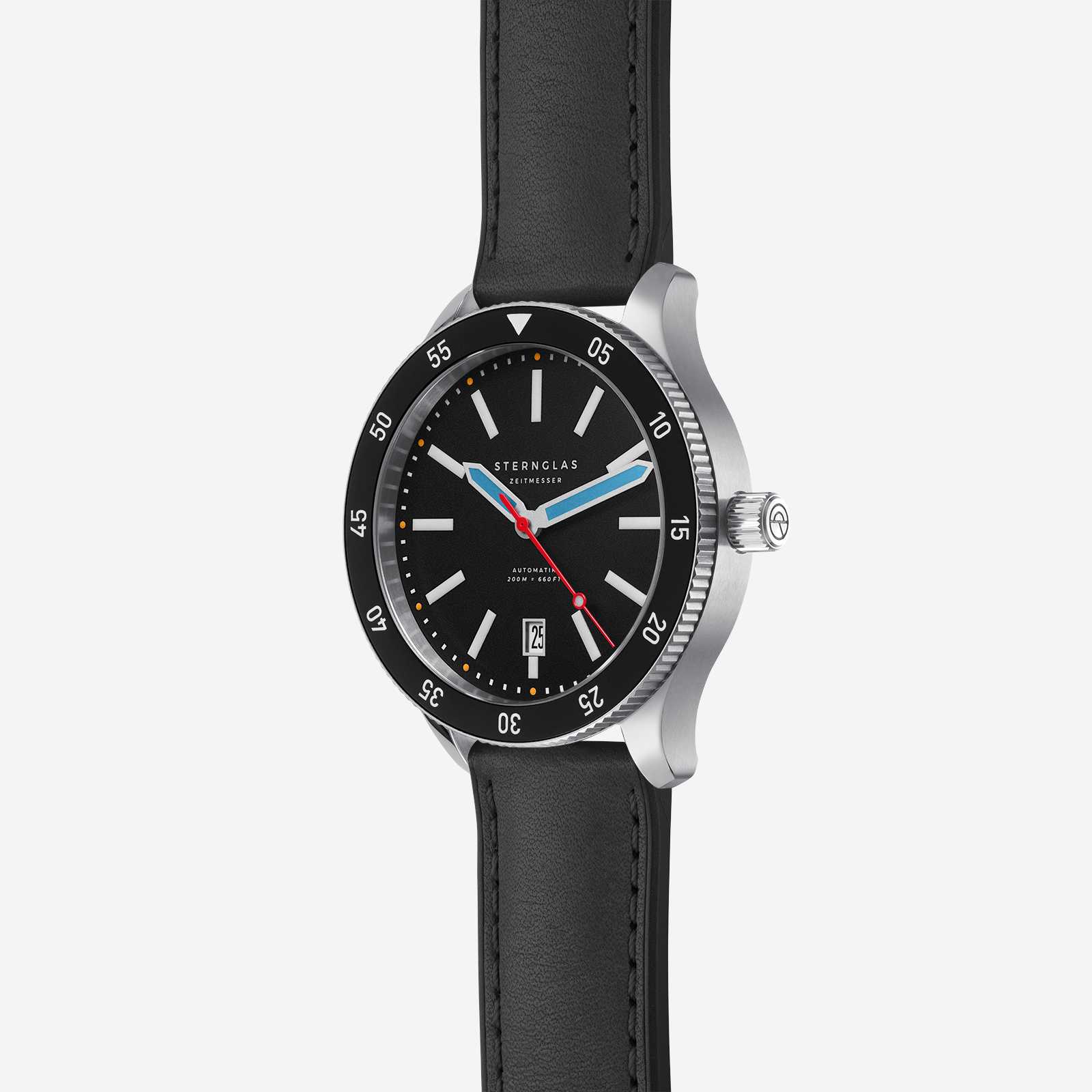 sternglas-marus-2-0-herrenuhr-42-mm-kautschuk-schwarz image 4
