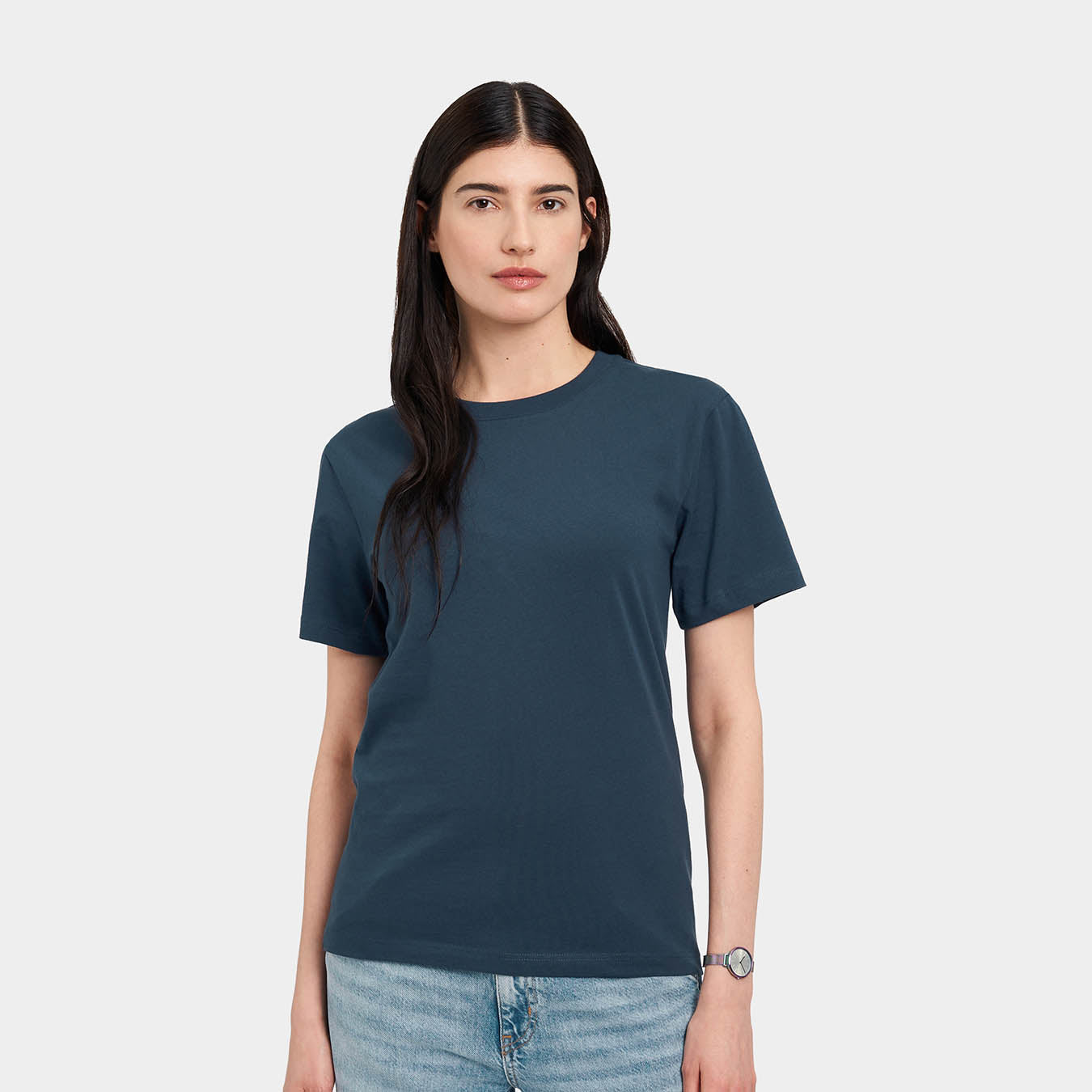 lilienthal-berlin-circular-t-shirt-navy-bio-baumwolle image 7