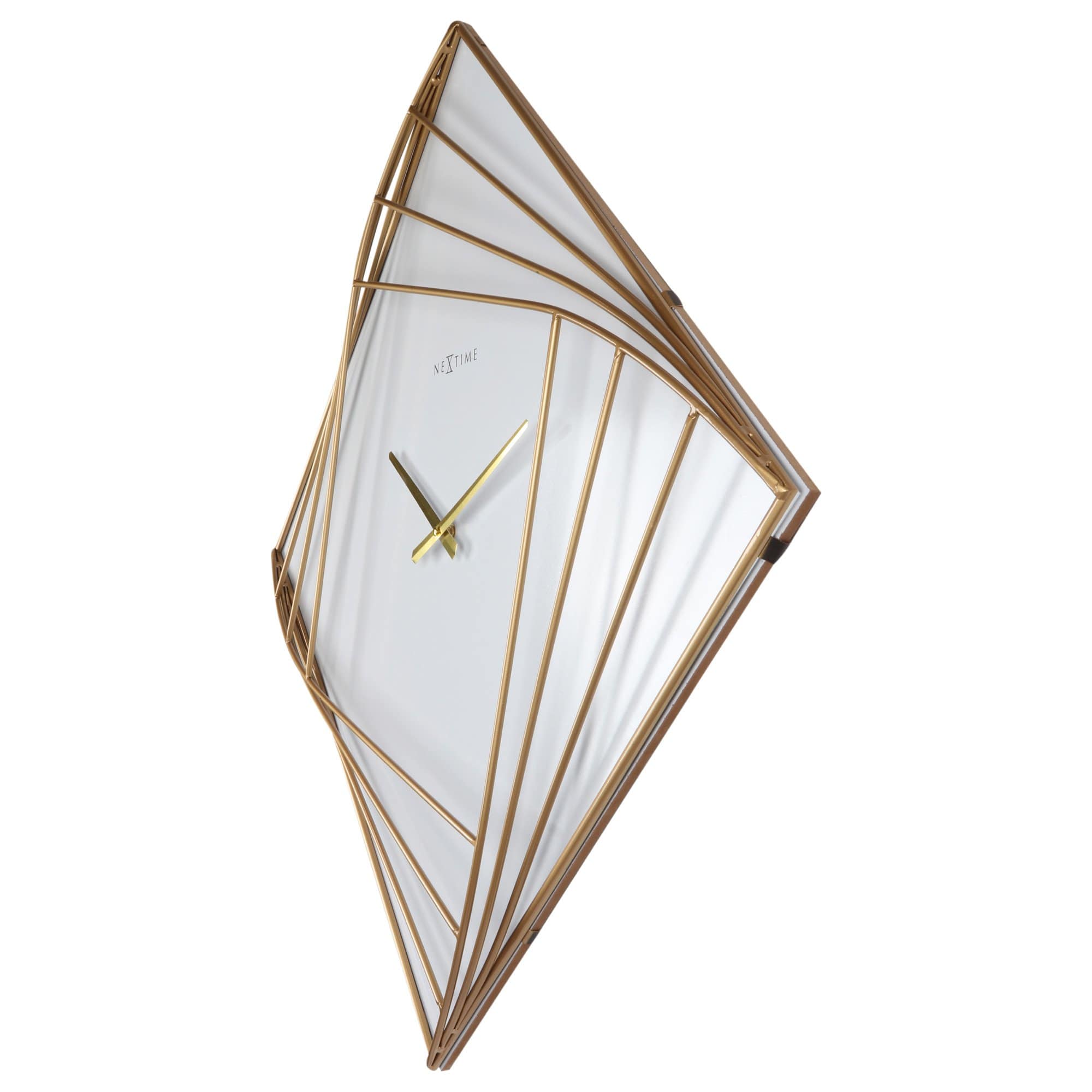 nextime-turning-square-wanduhr-85x85-cm-metall-wei-gold image 6