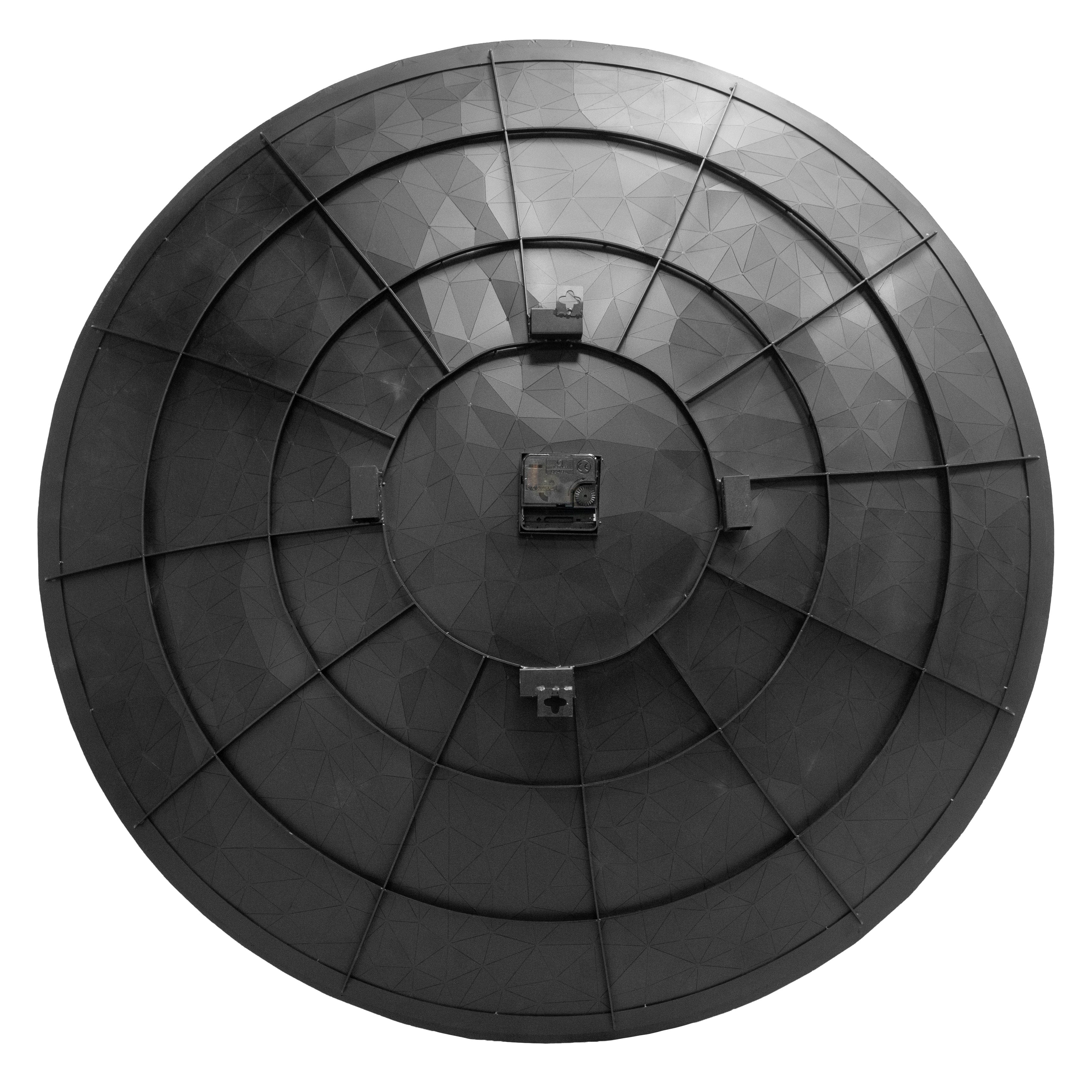 nextime-fragments-wanduhr-analog-80-cm-edelstahl-lautlos image 8