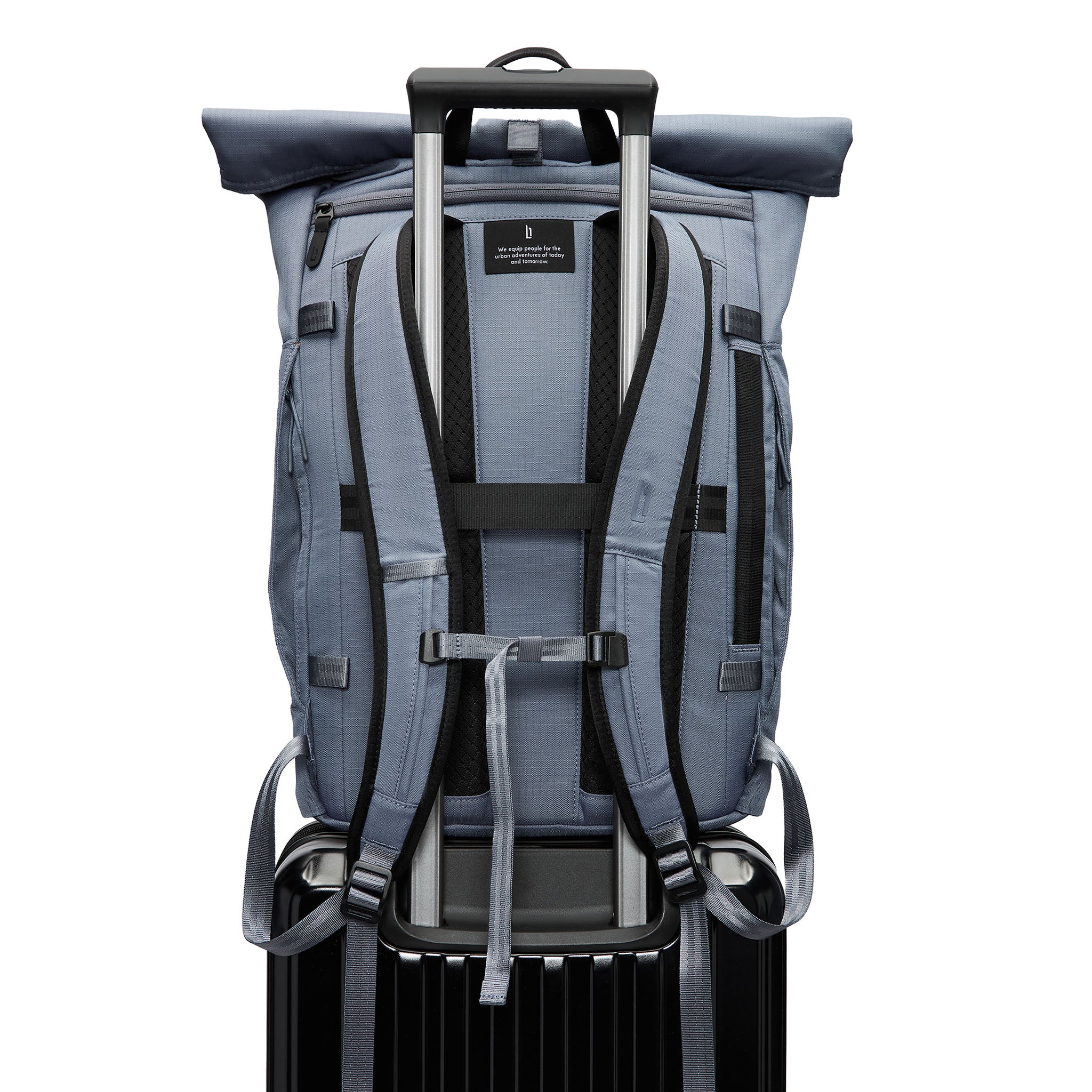 lilienthal-berlin-urbaneer-rolltop-rucksack-slate-blue image 7