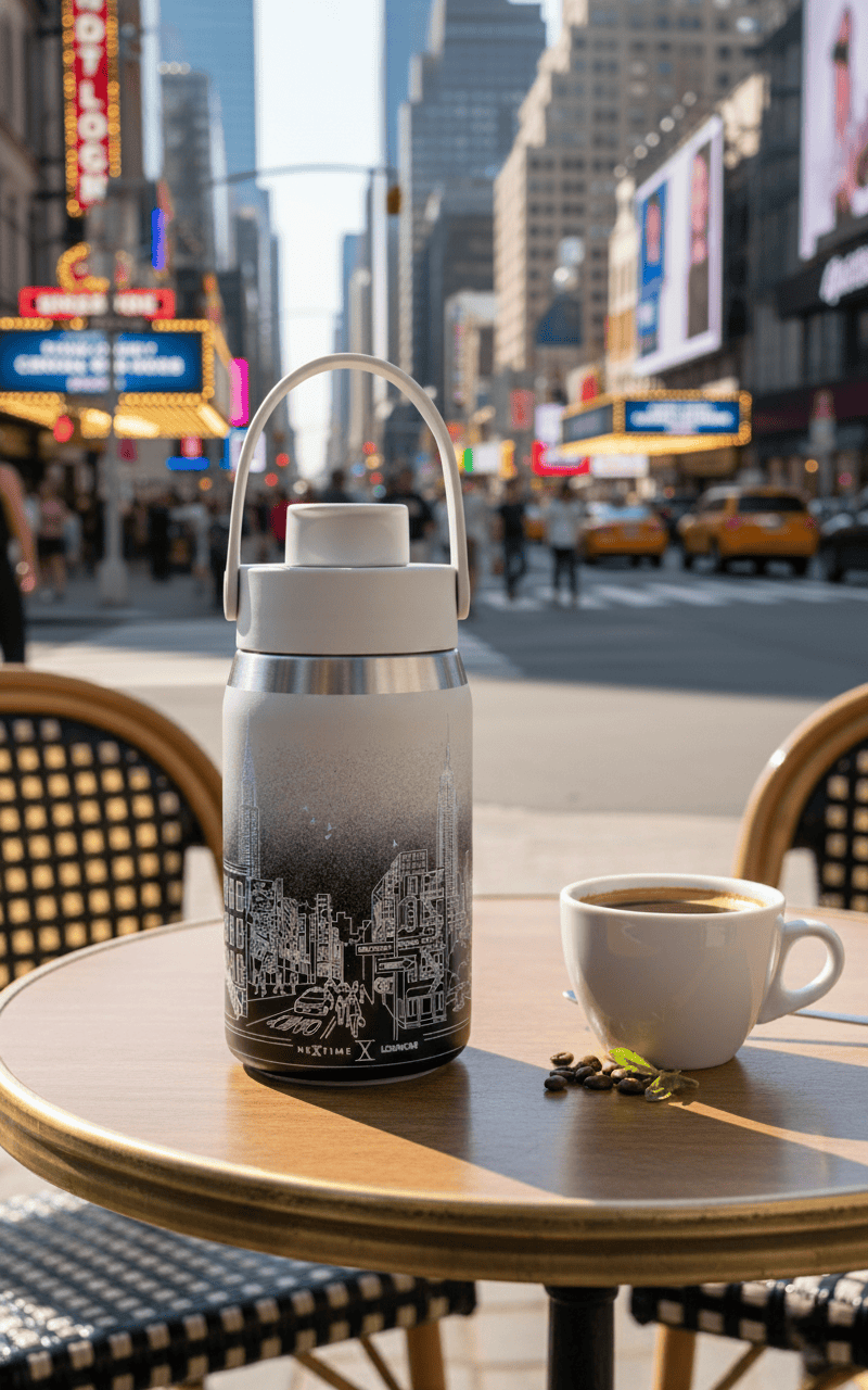 nextime-skyline-bottle-new-york-355-473-710-ml-steel-gray-isolierflasche-edelsta image 2
