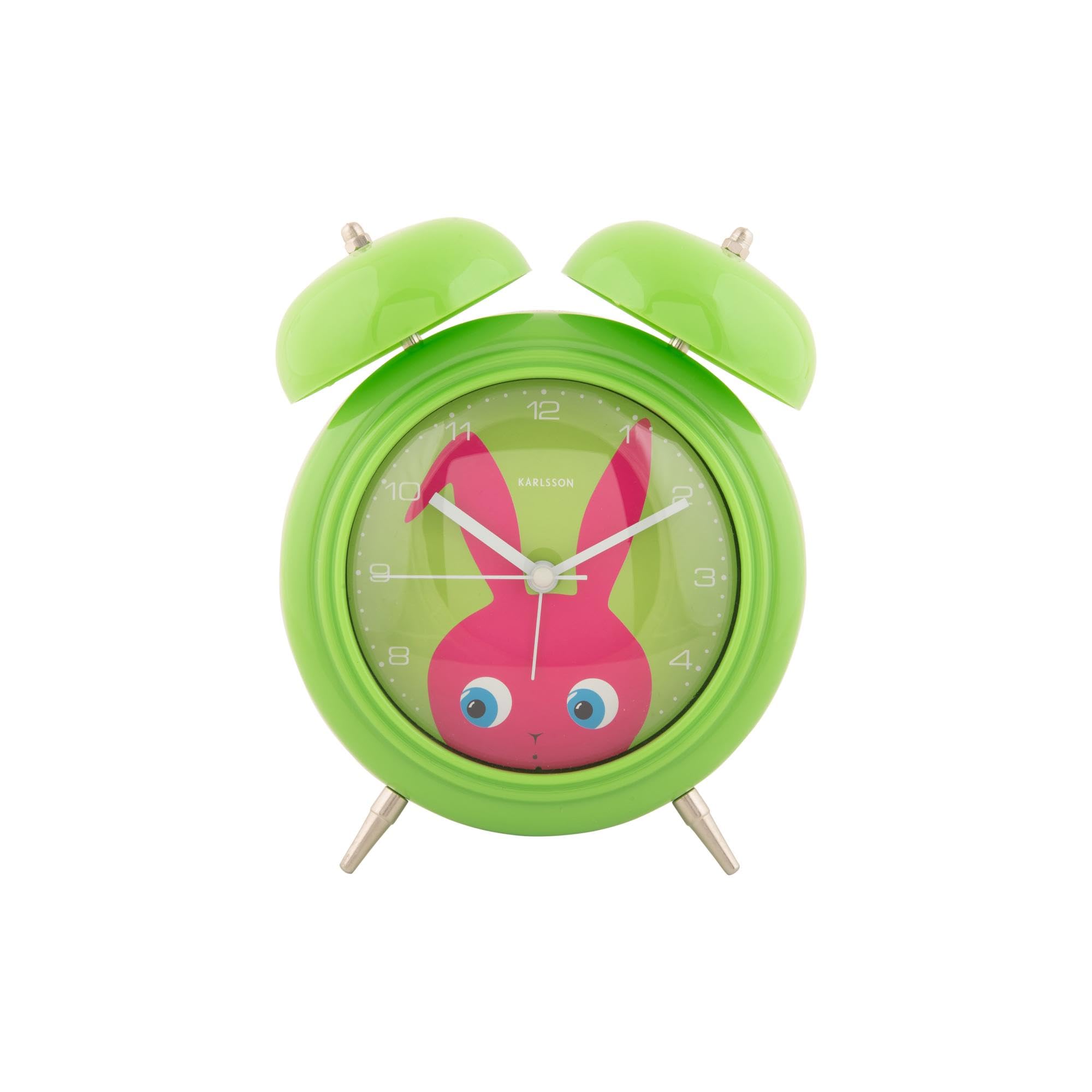 karlsson-peekaboo-bunny-wecker-gr-n-15-2x6-5x18-2-cm image 1
