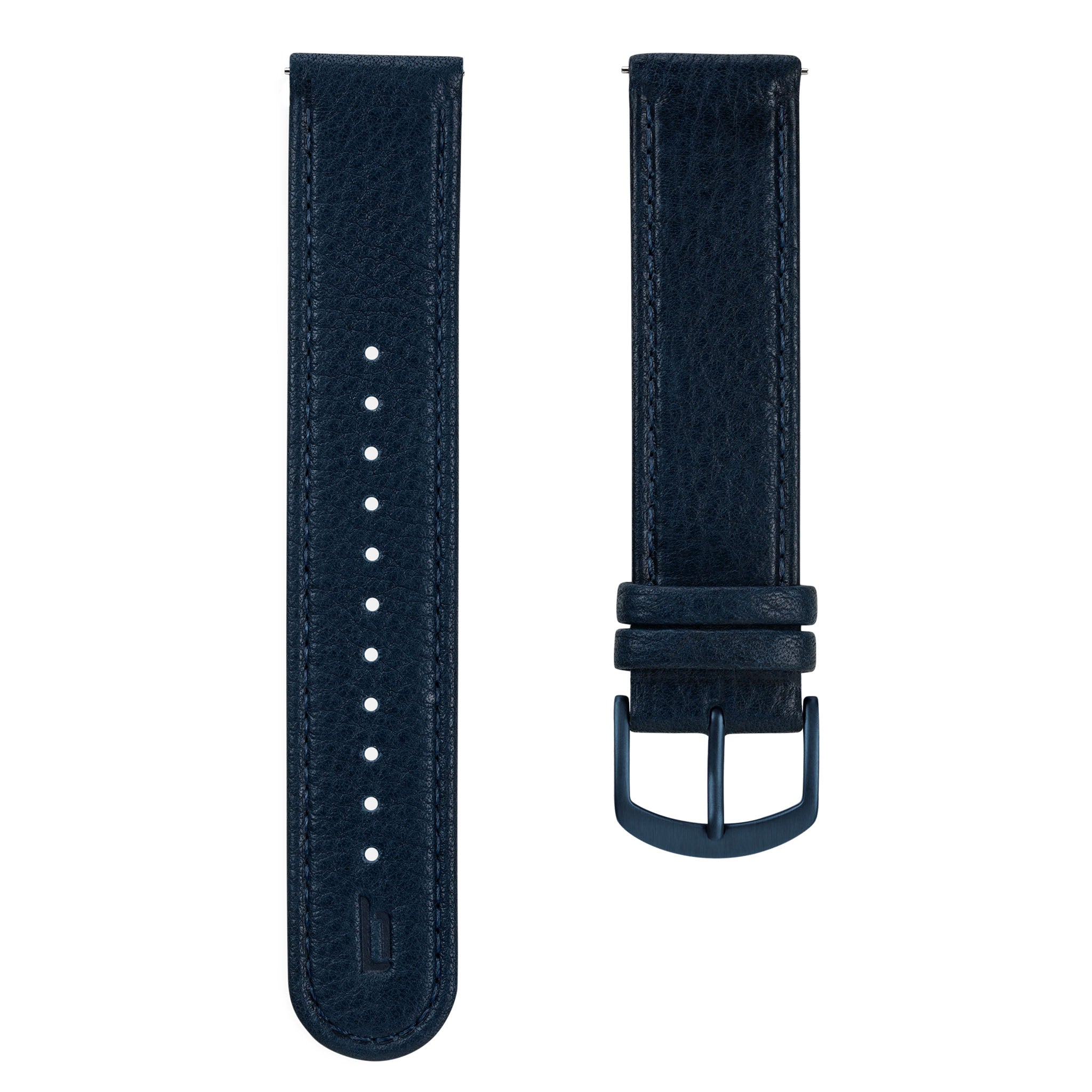 lilienthal-berlin-leather-strap-dark-blue-lederarmband-dunkelblau image 3