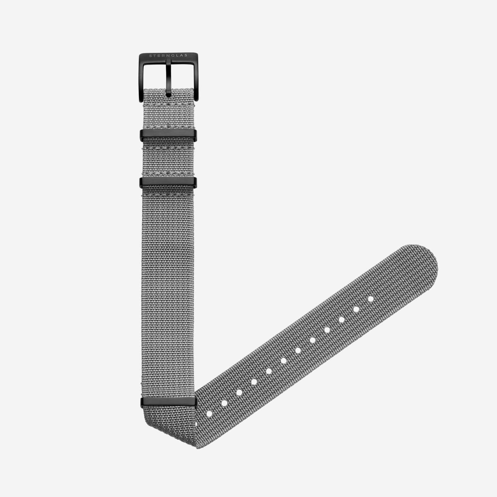 sternglas-field-20-nylon-armband-20mm-steingrau image 2