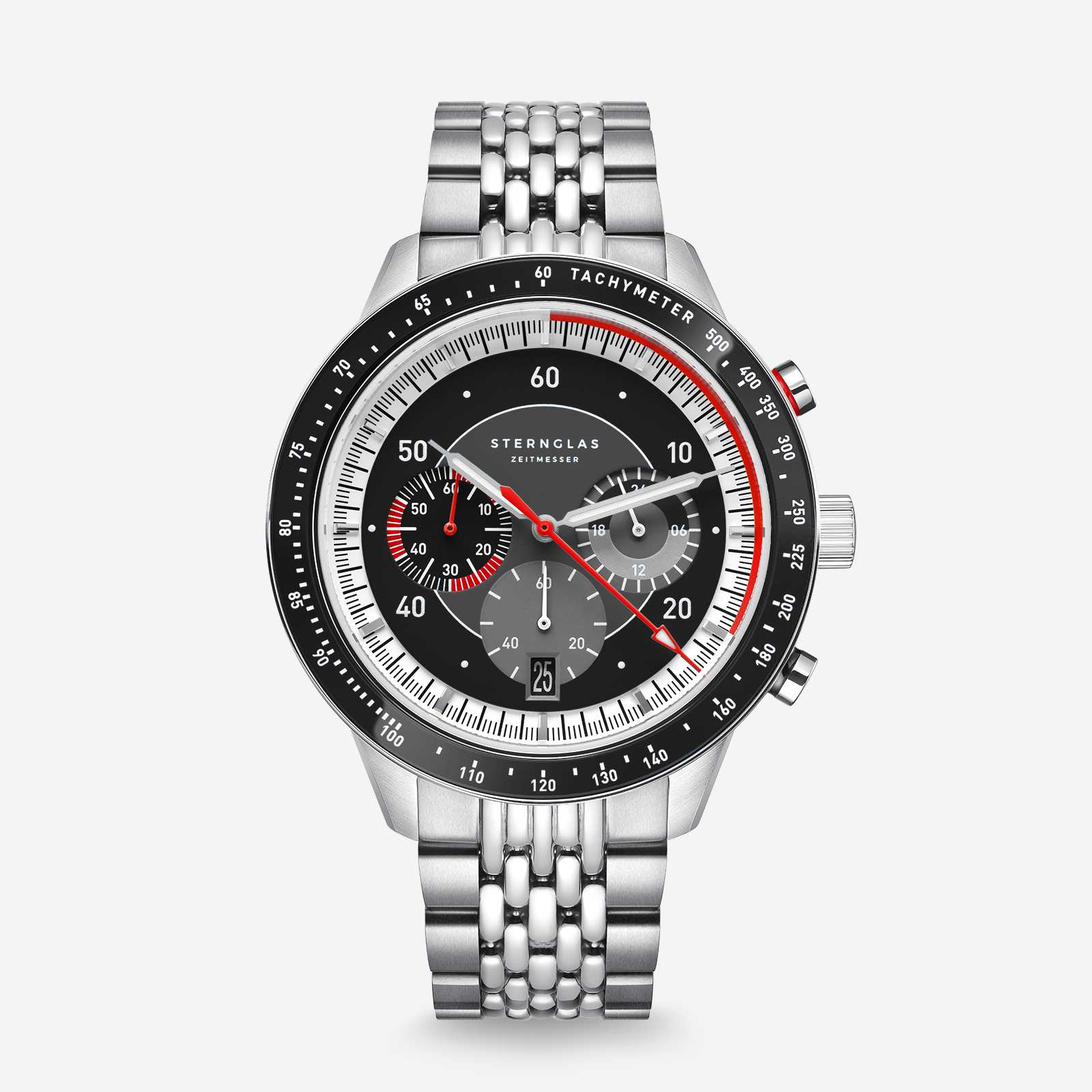 sternglas-tachymeter-2-0-chronograph-herrenuhr-schwarz-42-mm image 1