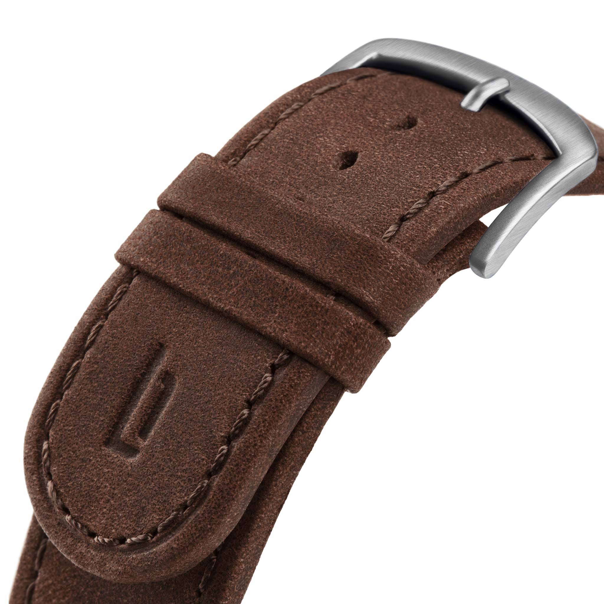 lilienthal-berlin-uhrenarmband-leder-dunkelbraun image 2