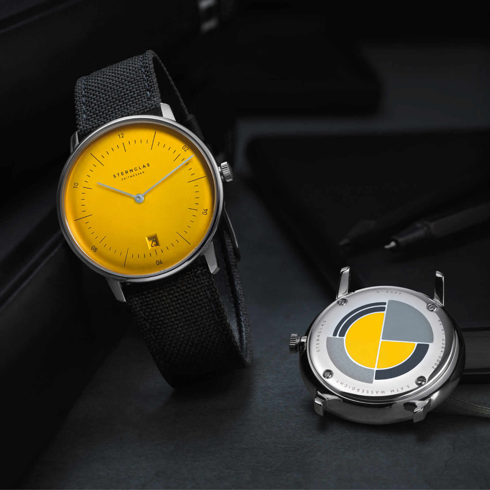 sternglas-naos-edition-yellow-uhr-38-mm-bestseller-mit-gelbem-zifferblatt image 5