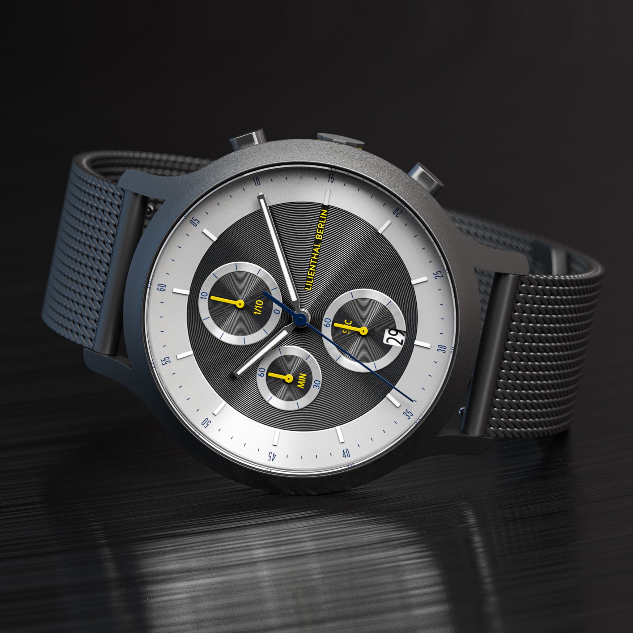 lilienthal-berlin-chronograph-lp-dark-silver-white-chronograph-2 image 3