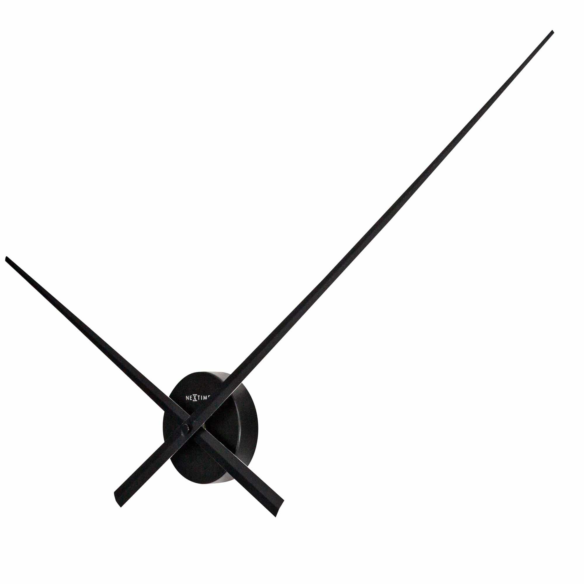 nextime-hands-wanduhr-70-cm-aluminium-silber-wei-schwarz image 5