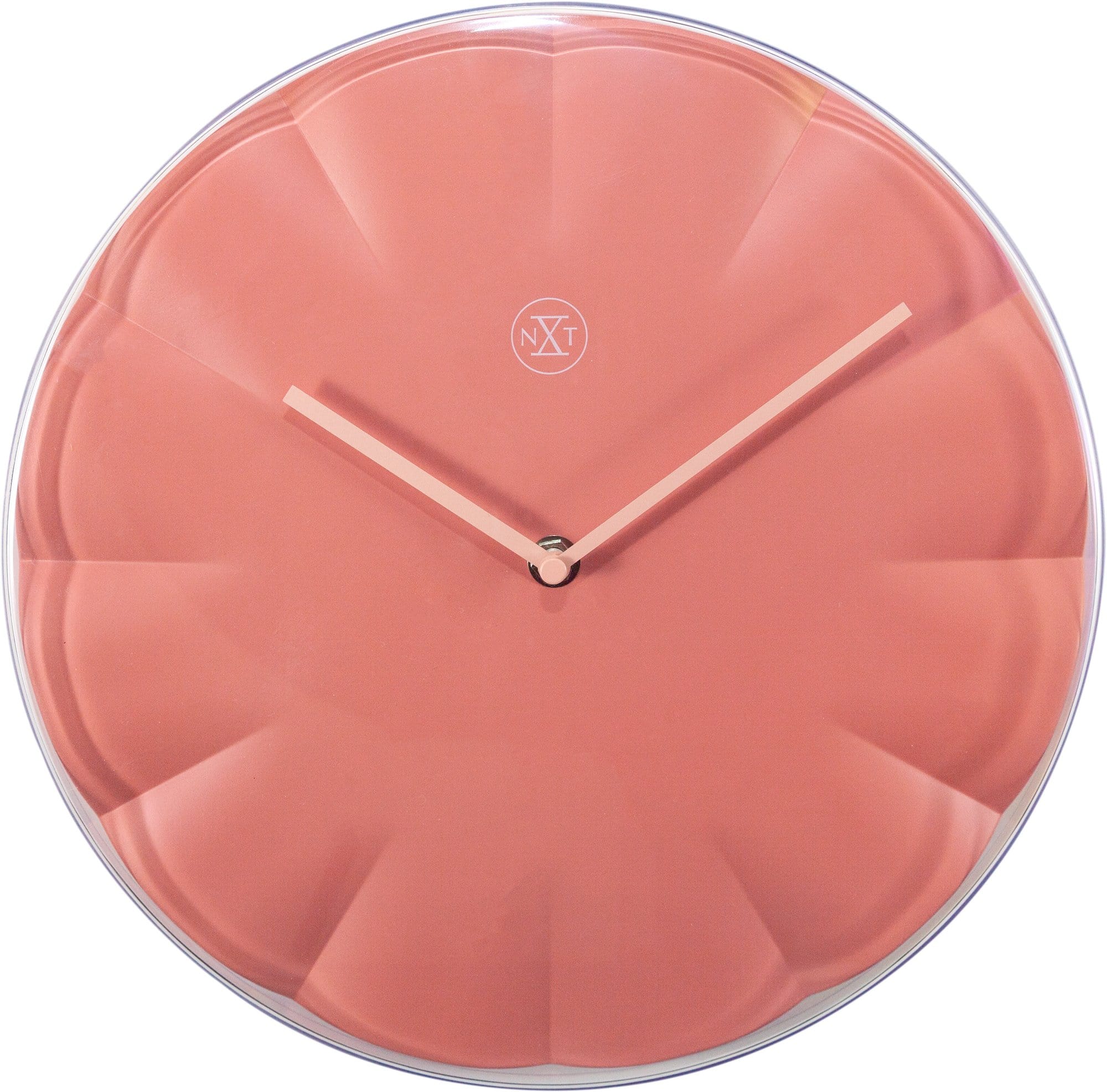 nextime-sweet-wanduhr-29-5-cm-kunststoff-grau-lachs image 8