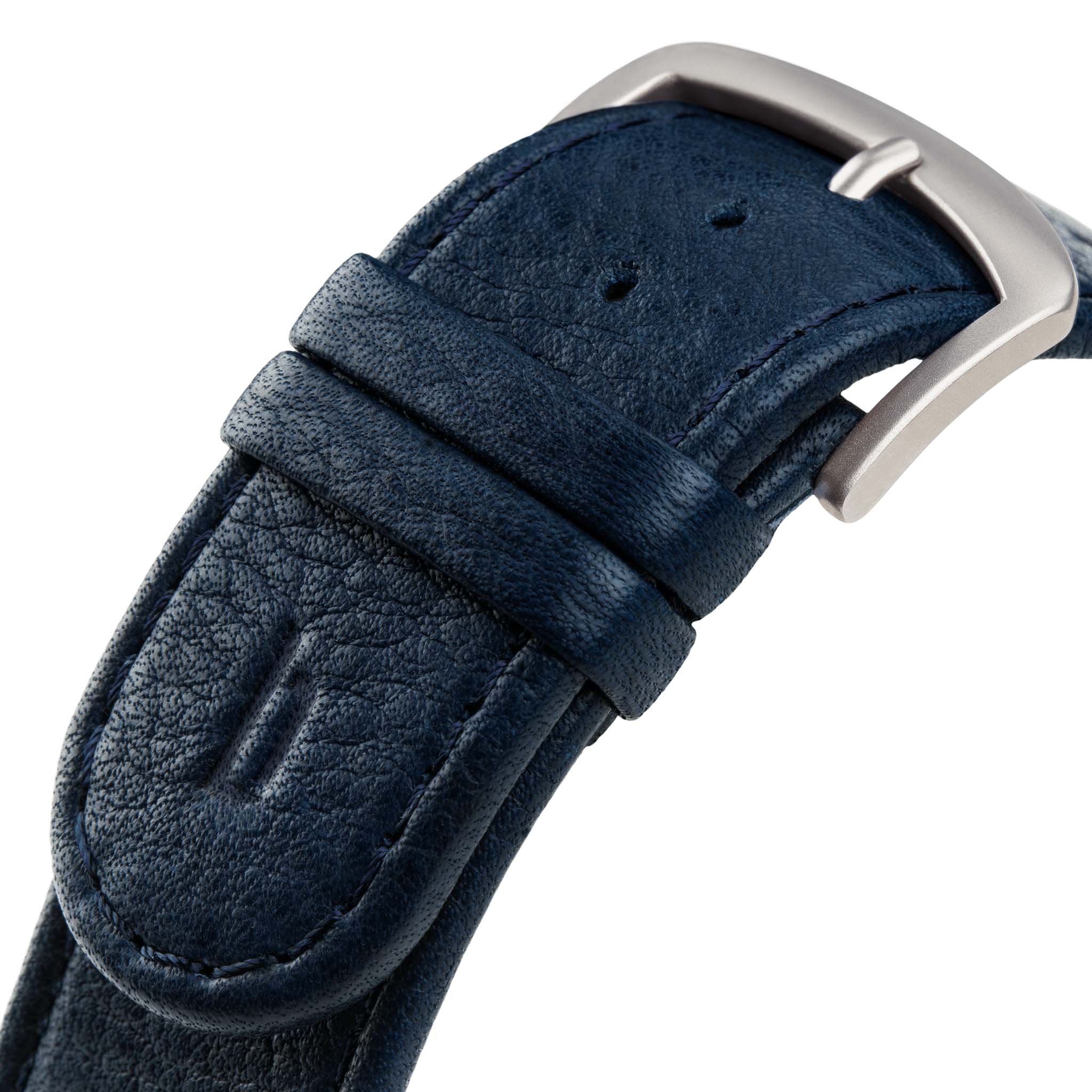 lilienthal-berlin-leather-strap-uhrenarmband-dark-blue image 2
