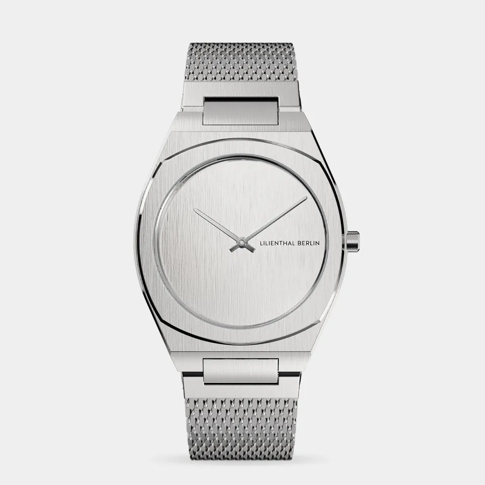 lilienthal-berlin-nuvora-quarz-uhr-mono-silver-34-mm image 1