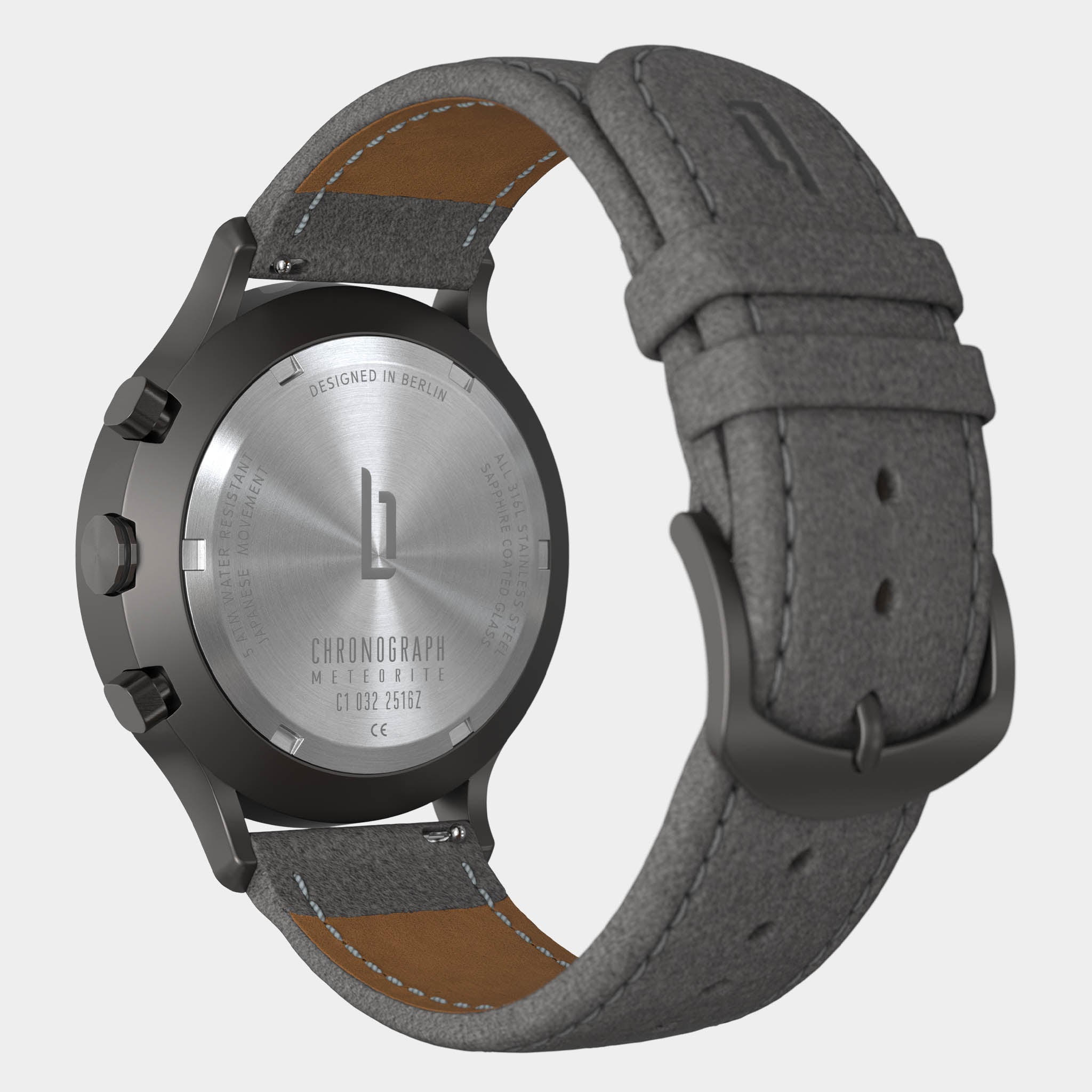 lilienthal-berlin-chronograph-meteorite-cosmic-gray-armbanduhr-2 image 8