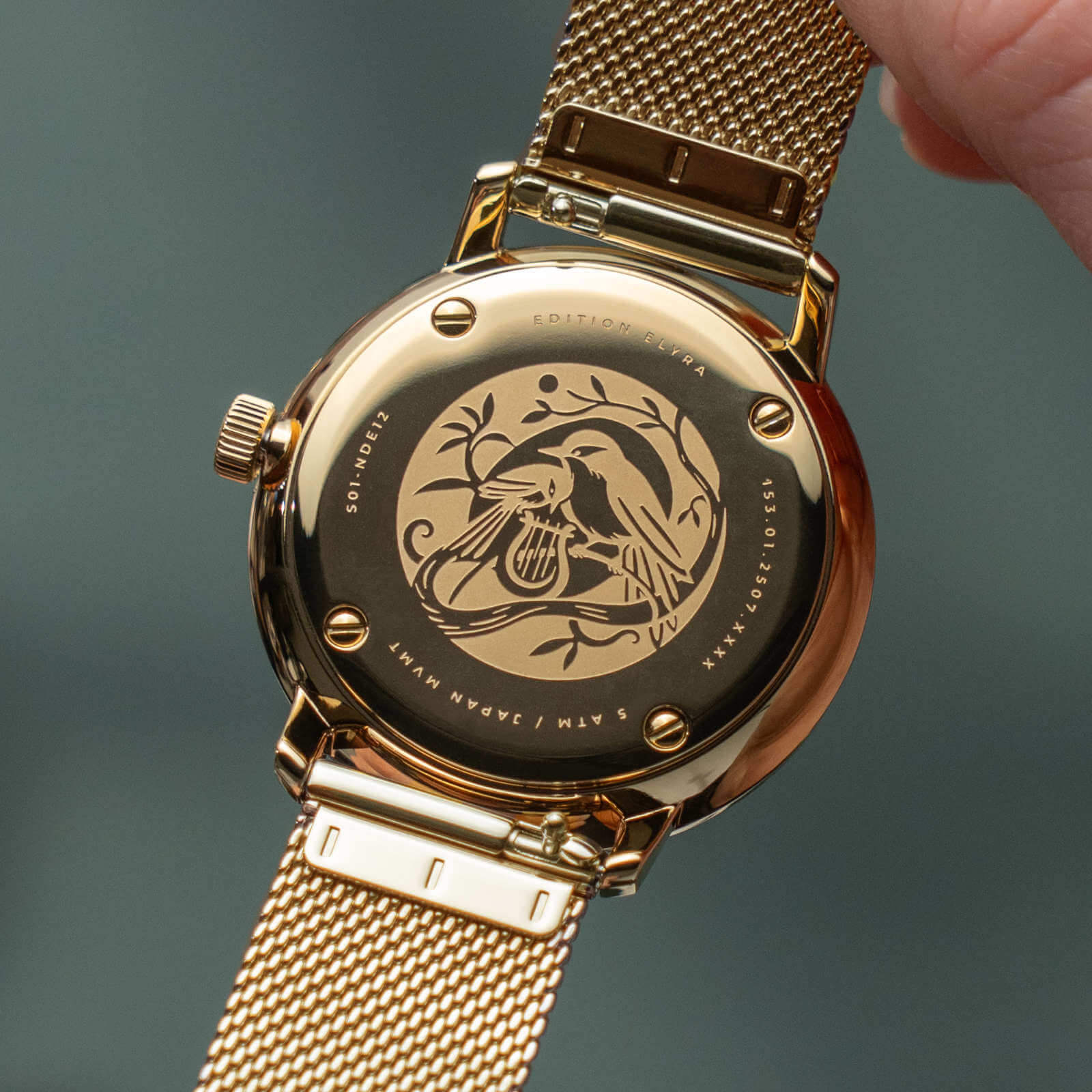 sterngas-naos-xs-edition-elyra-damenuhr-gold-33-mm-leder image 6