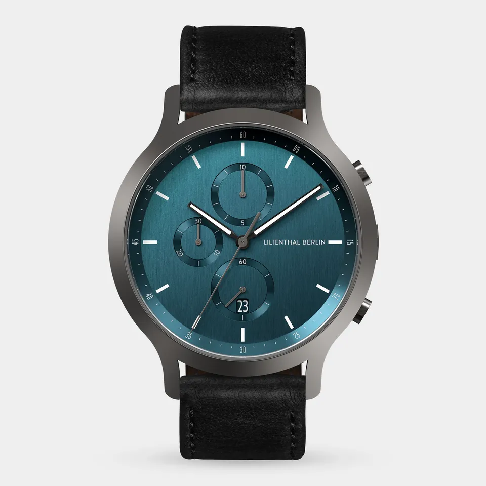 lilienthal-berlin-chronograph-armbanduhr-myth-petrol image 1