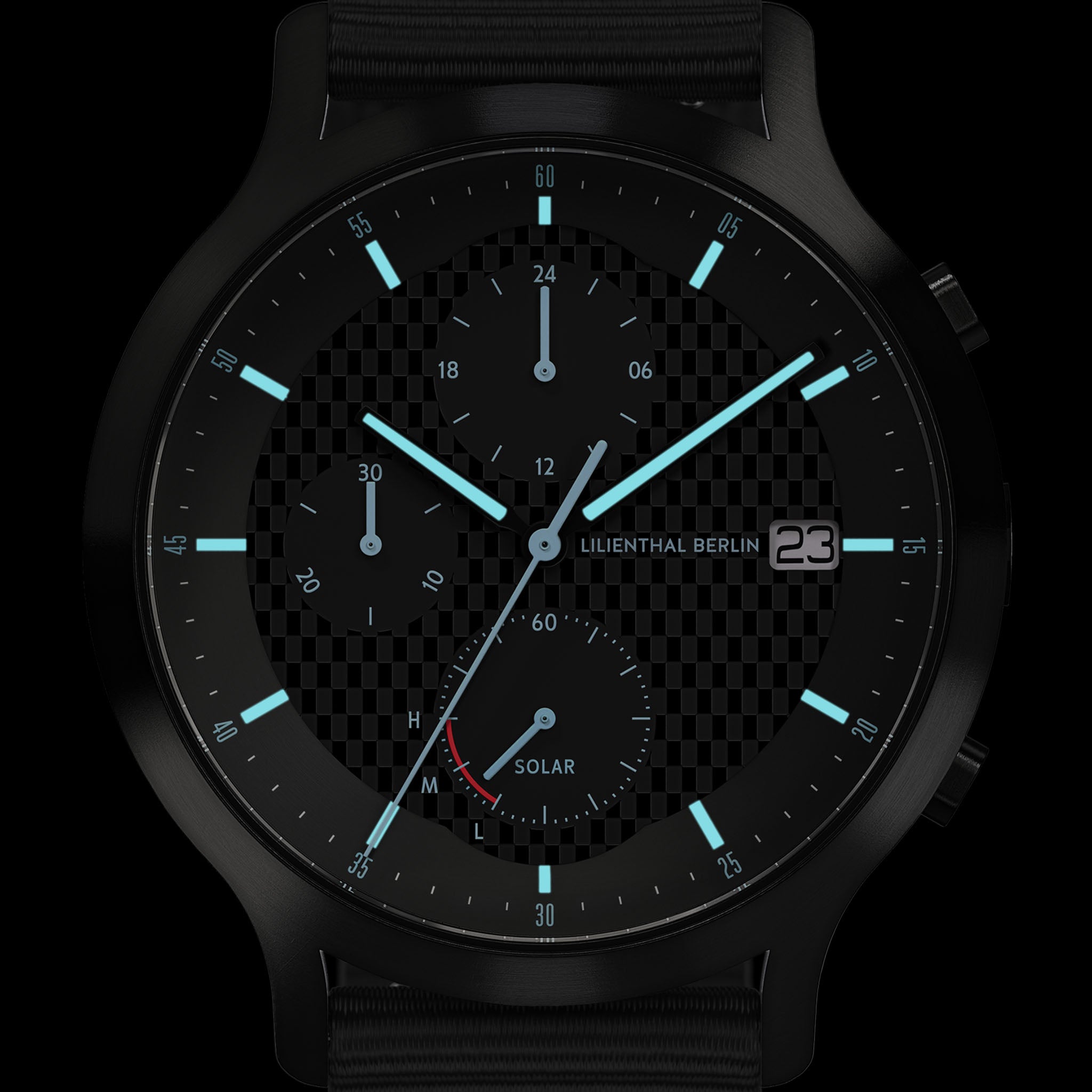lilienthal-berlin-chronograph-solar-edition-i-herrenuhr-mit-wechselarmband image 7