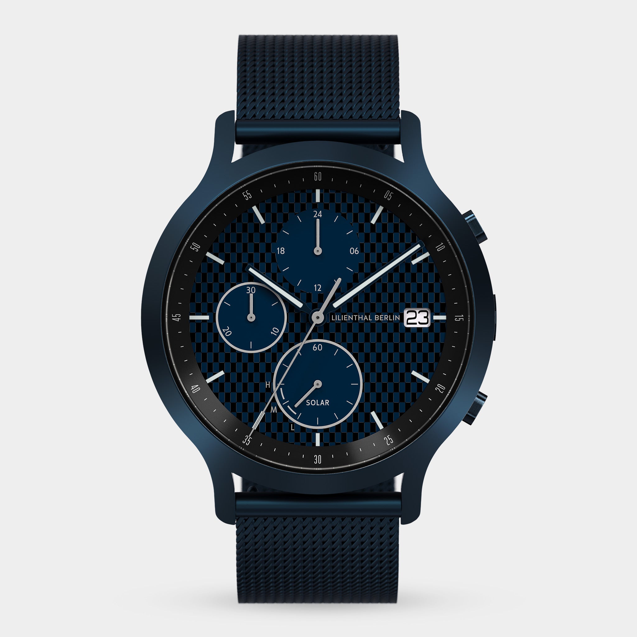 lilienthal-berlin-chronograph-solar-edition-ii-herrenuhr-carbon-edelstahl-mit-me image 1