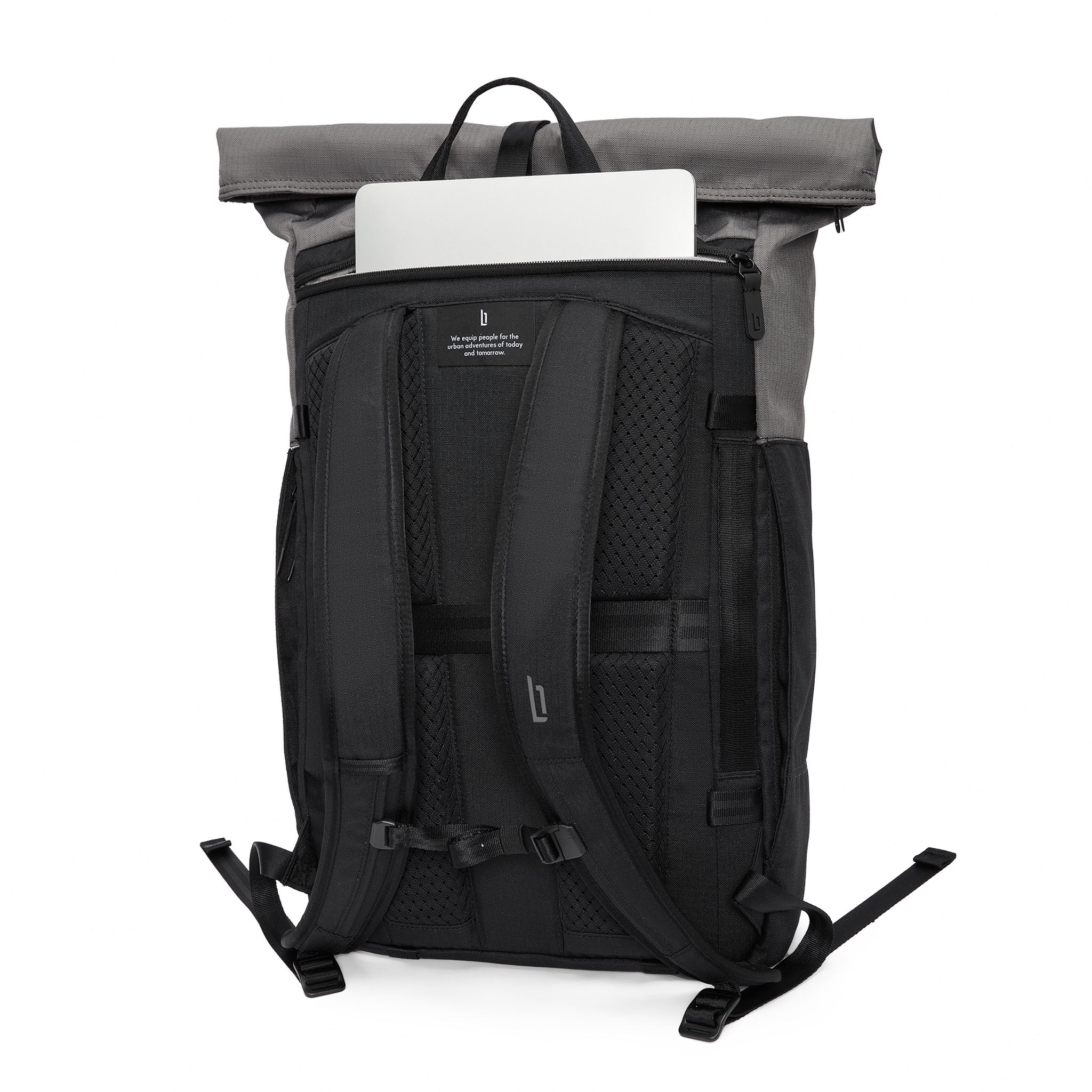 lilienthal-berlin-urbaneer-rolltop-rucksack-charcoal-24-29-l image 3