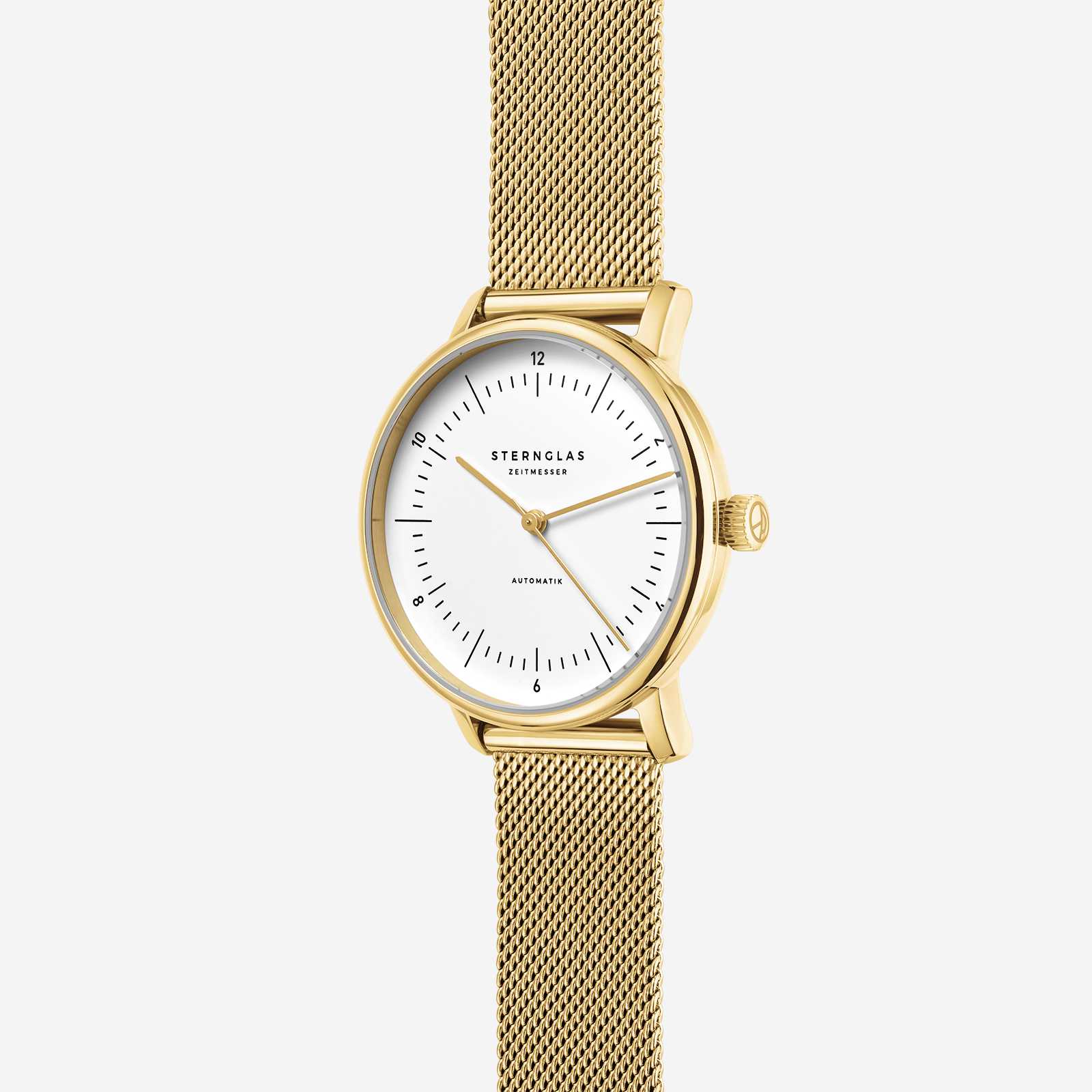 sternglas-naos-xs-automatik-gold-damenuhr-33-mm image 3