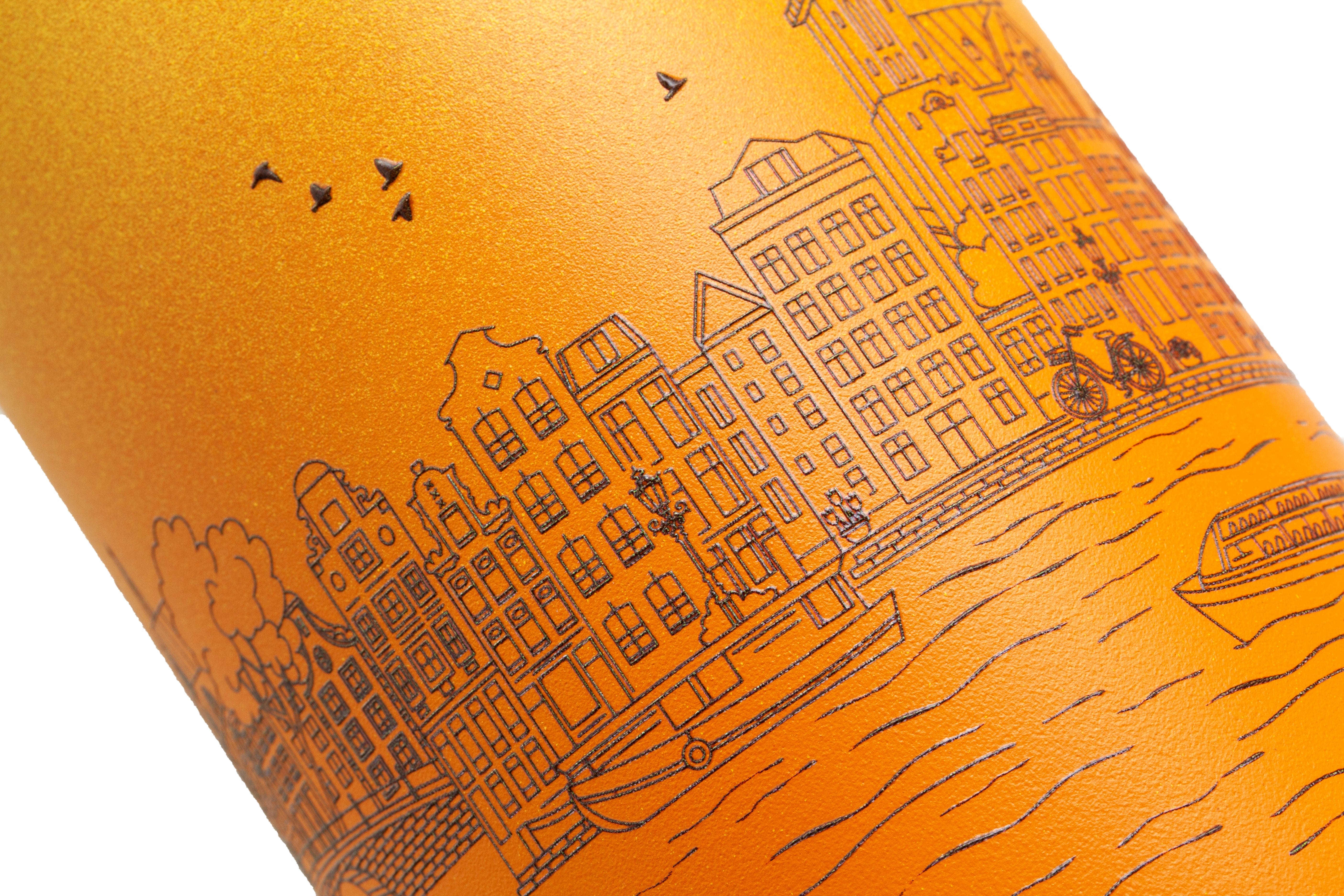 nextime-skyline-bottle-amsterdam-thermosflasche-710-ml-tulip-yellow image 4