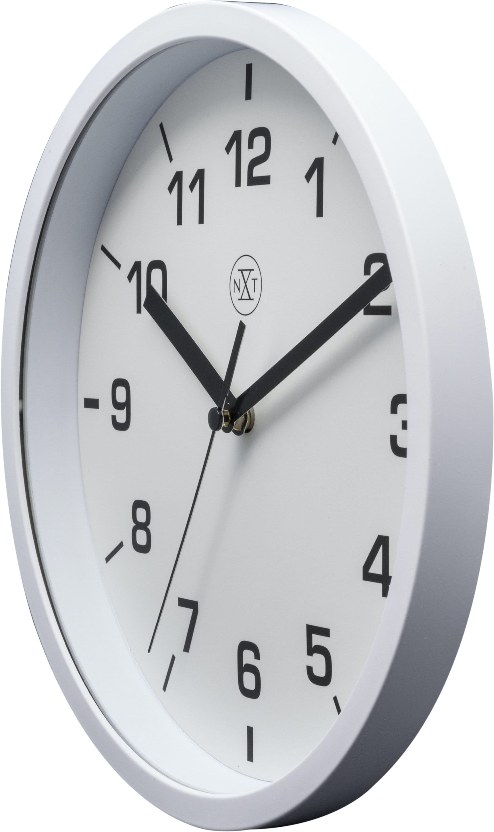 nextime-easy-small-wanduhr-20-cm-kunststoff-wei image 3