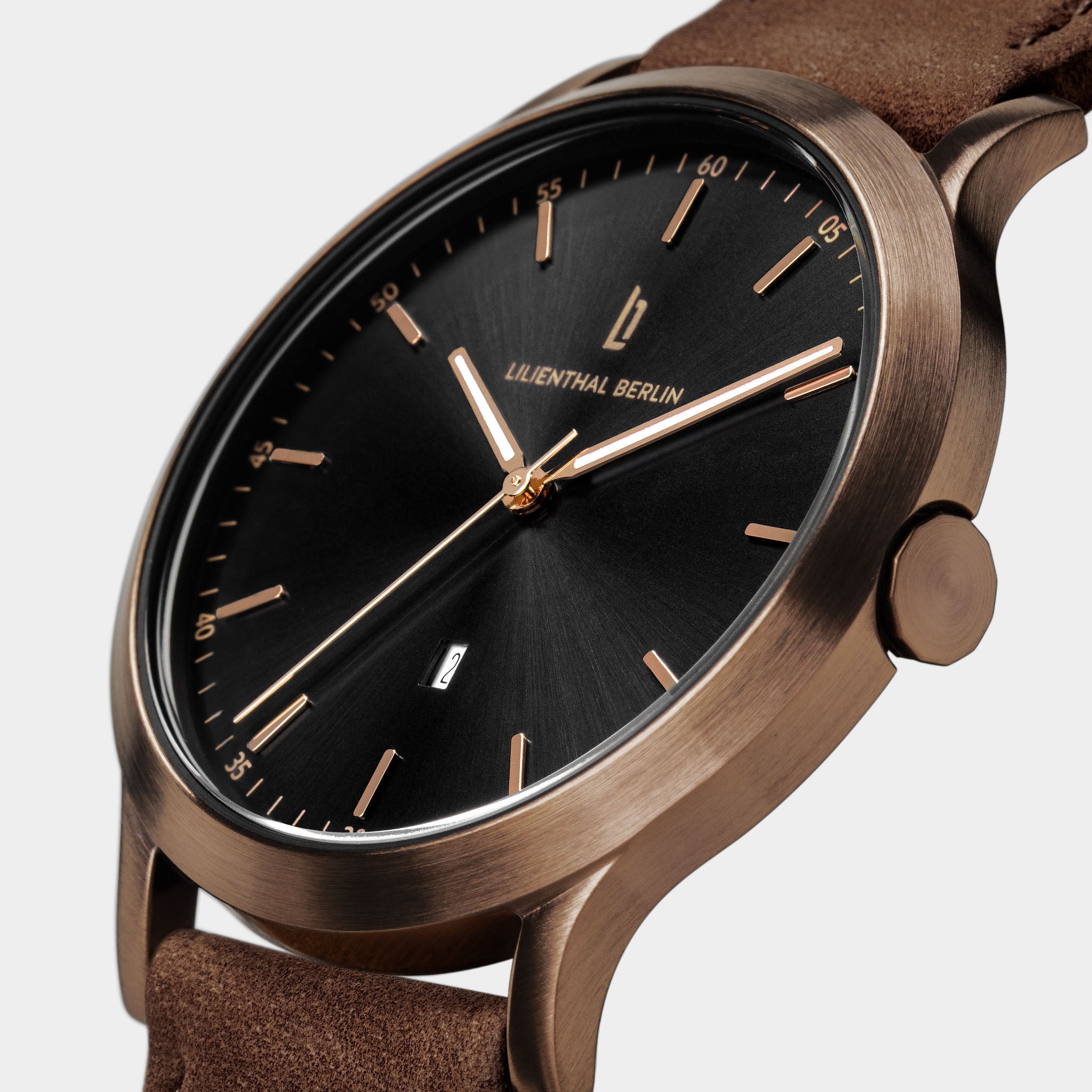 lilienthal-berlin-huxley-uhr-bronze-black-40-mm image 2