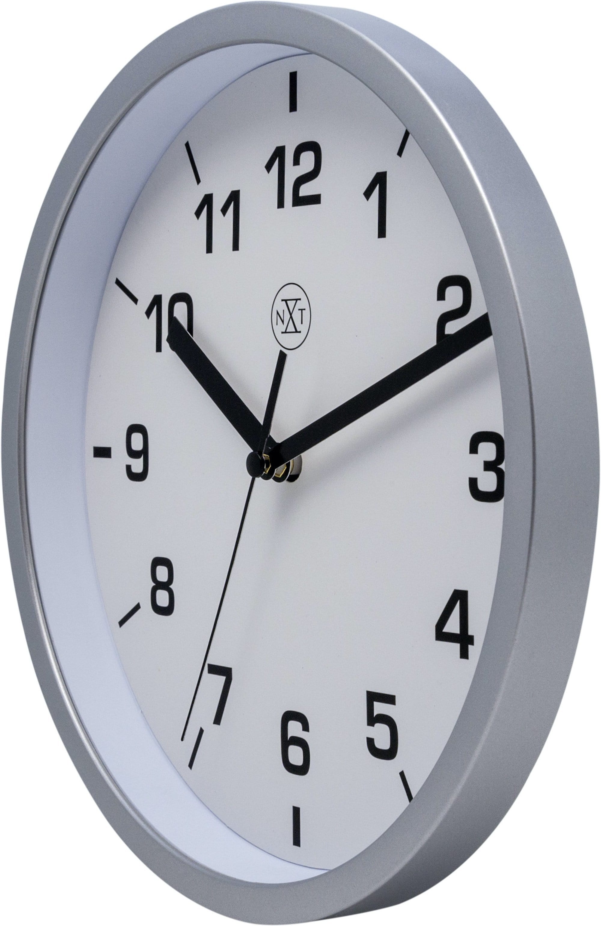 nextime-easy-small-wanduhr-20-cm-kunststoff-wei image 7