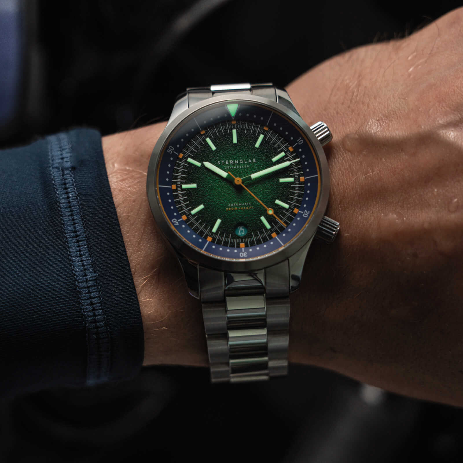 sterngas-merion-gr-n-orange-taucheruhr-automatik-42-mm-kautschuk image 2