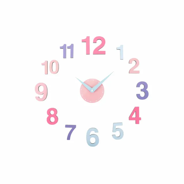 karlsson-diy-chica-wanduhr-multicolor-60-cm-kunststoff image 1
