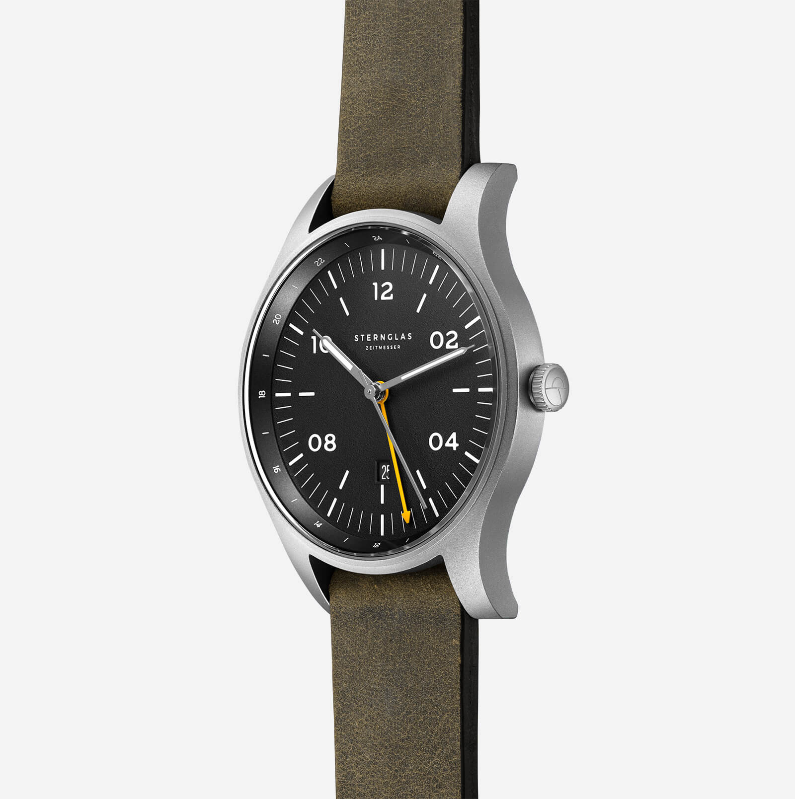 sternglas-taiga-gmt-vintage-herrenuhr-42-mm-leder image 3