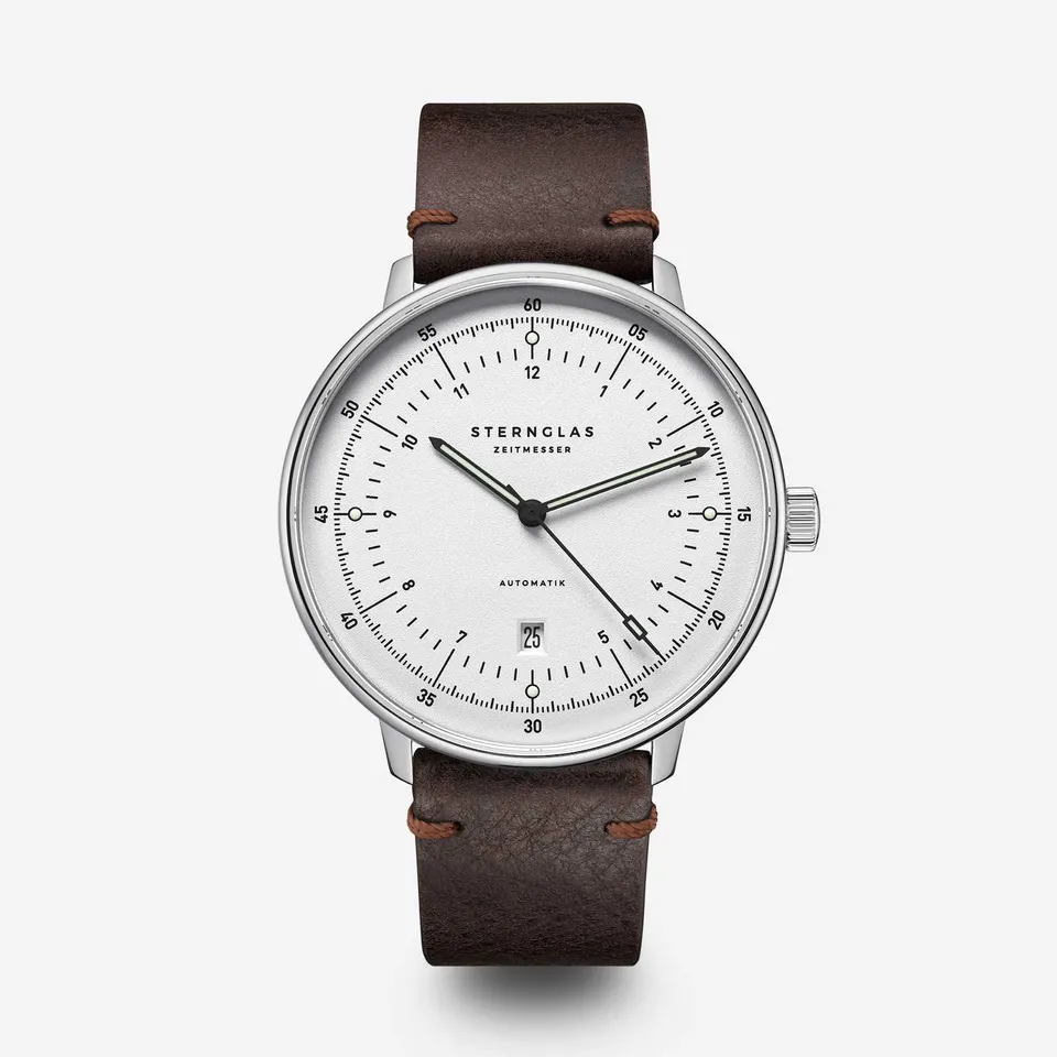 sternglas-hamburg-automatik-uhr-42-mm-silber image 1