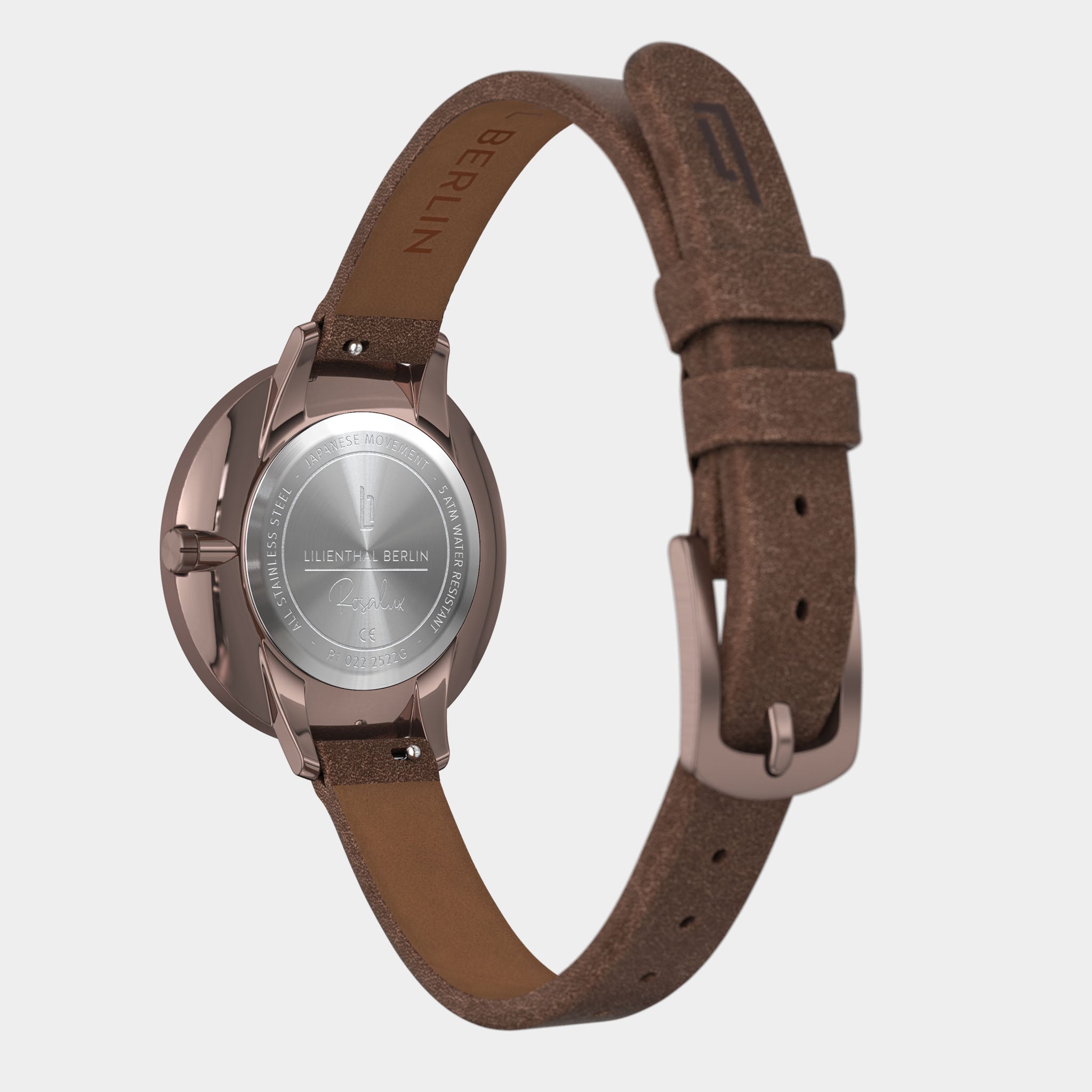 lilienthal-berlin-rosalux-damenuhr-smoky-taupe-30-mm-edelstahl image 7