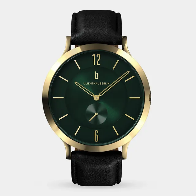 lilienthal-berlin-the-classic-gold-green-42-5-mm-armbanduhr image 1