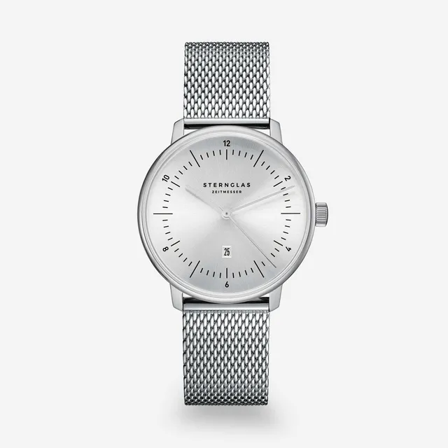 sternglas-naos-xs-edition-elyra-damenuhr-silber-33-mm-leder image 1