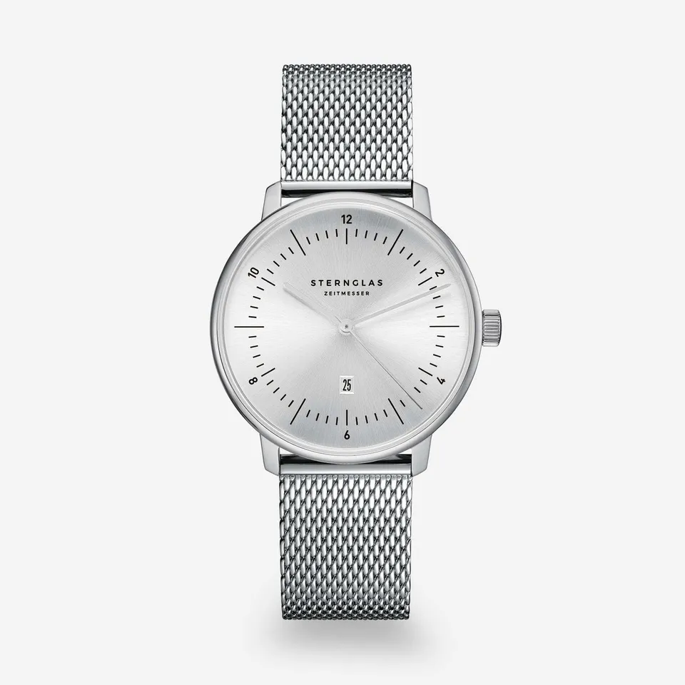 sternglas-naos-xs-edition-elyra-damenuhr-silber-33-mm-leder image 1