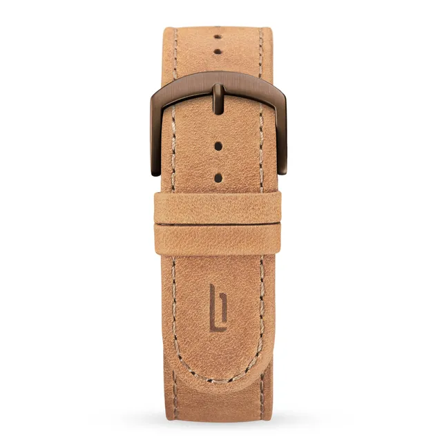 lilienthal-berlin-lederarmband-light-brown-wechselarmband image 1