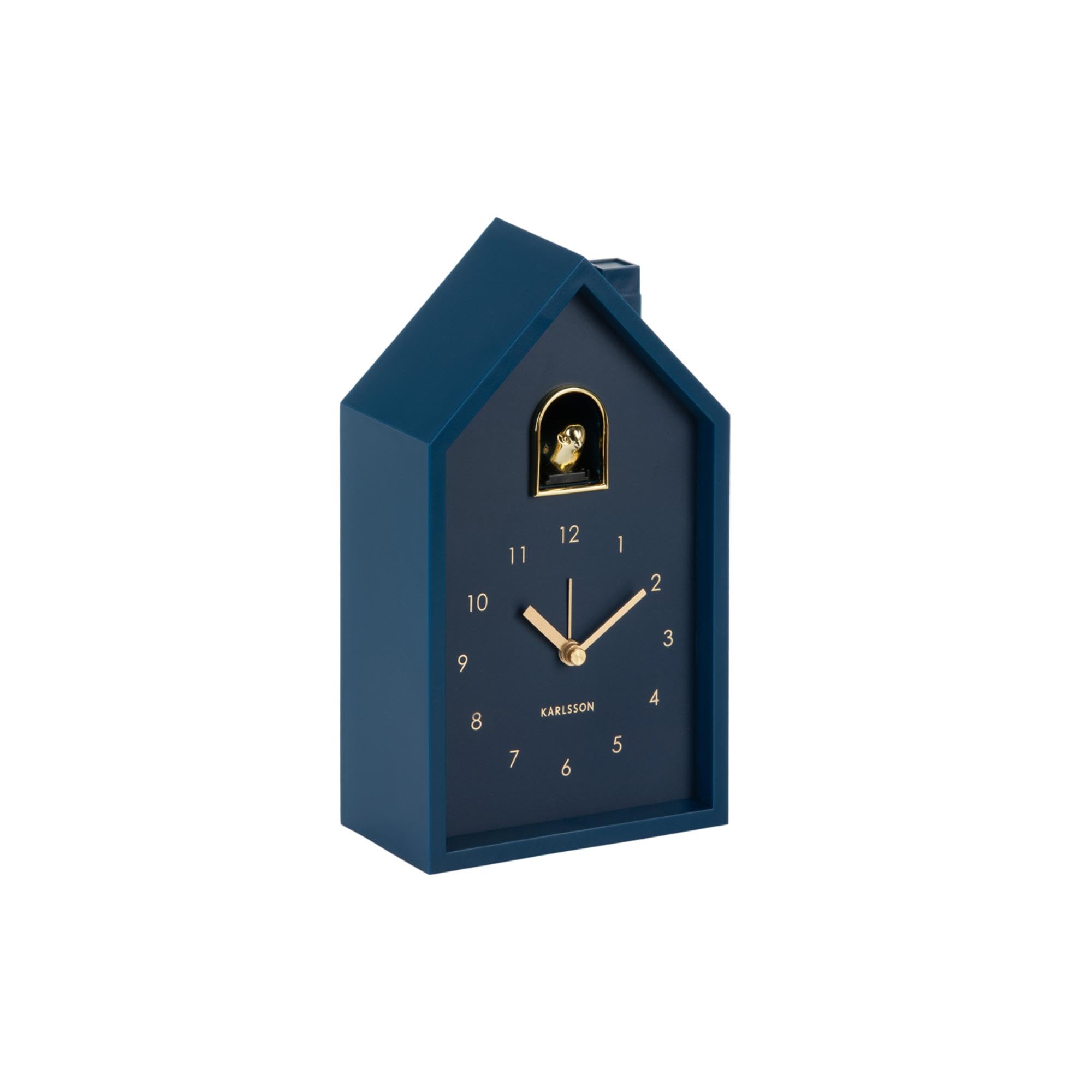 karlsson-wecker-modern-cuckoo-oro-blau-15x11-5x20cm image 1