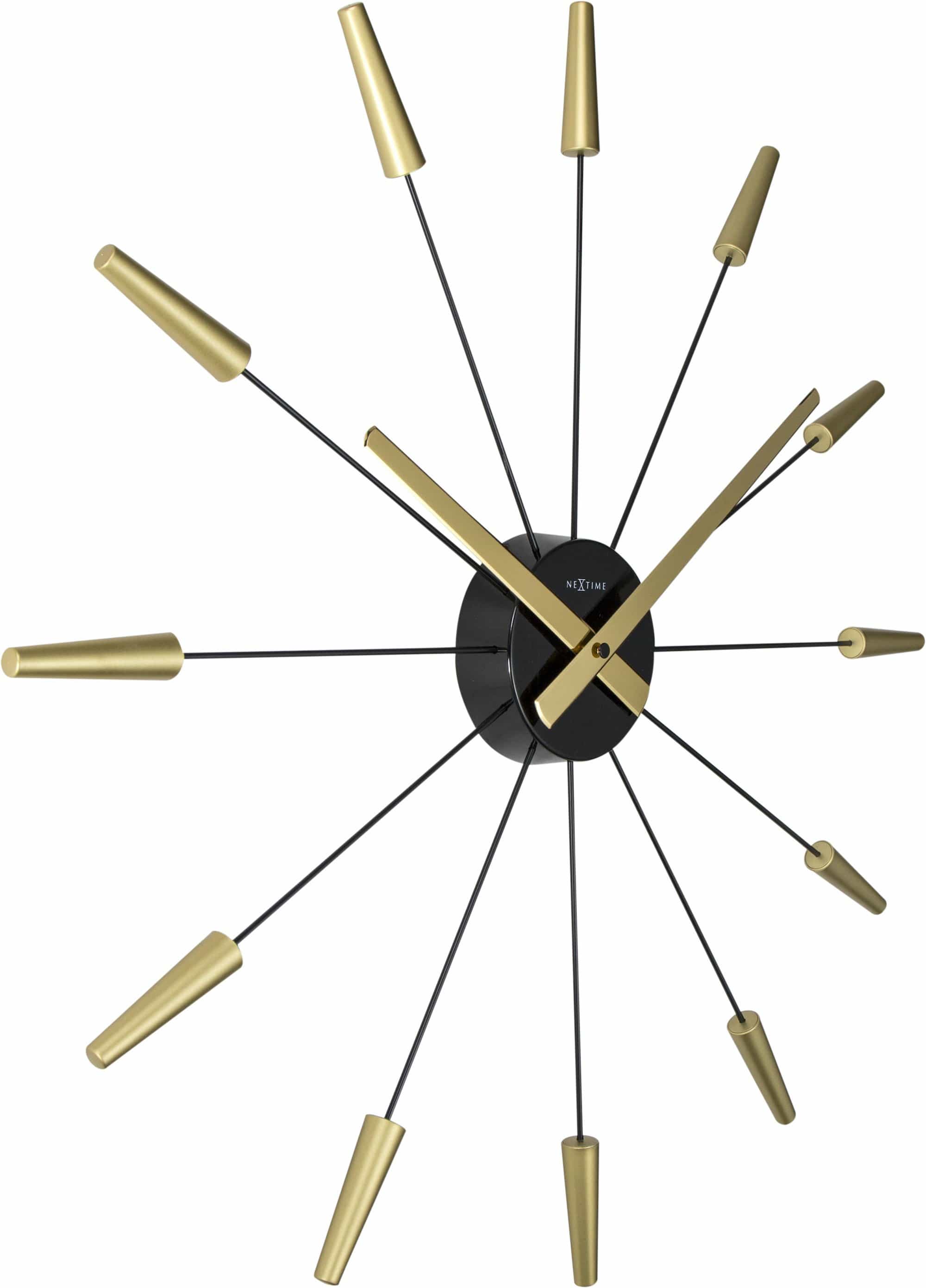 nextime-plug-inn-wanduhr-58cm-silent-vintage-edelstahl image 7