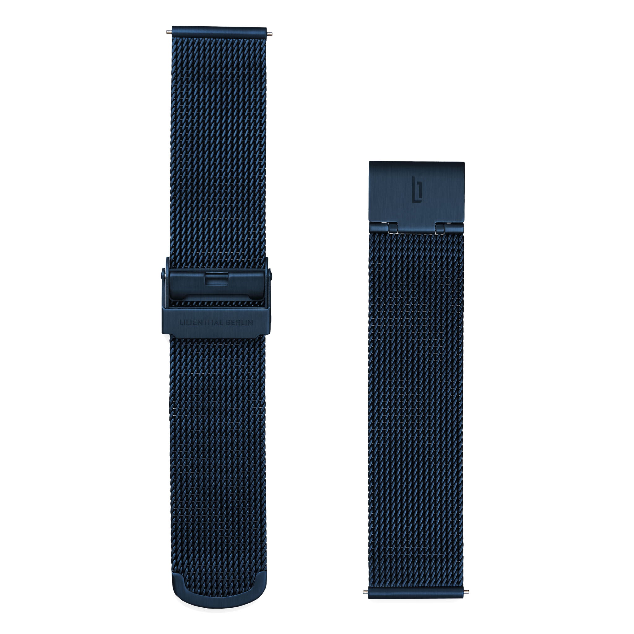 lilienthal-berlin-mesh-armband-blue-brushed-wechselarmband image 3