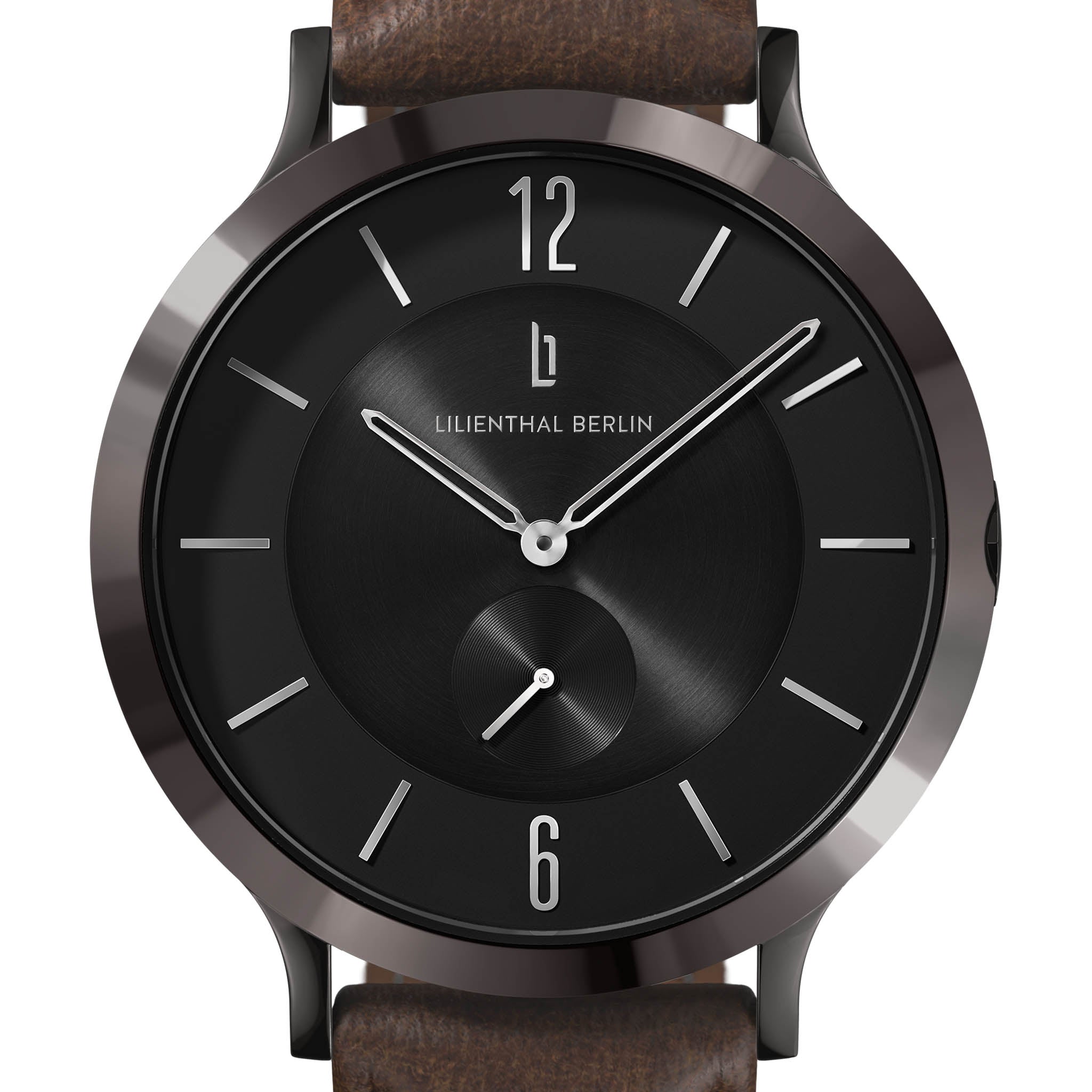 lilienthal-berlin-the-classic-dark-silver-black-armbanduhr image 6