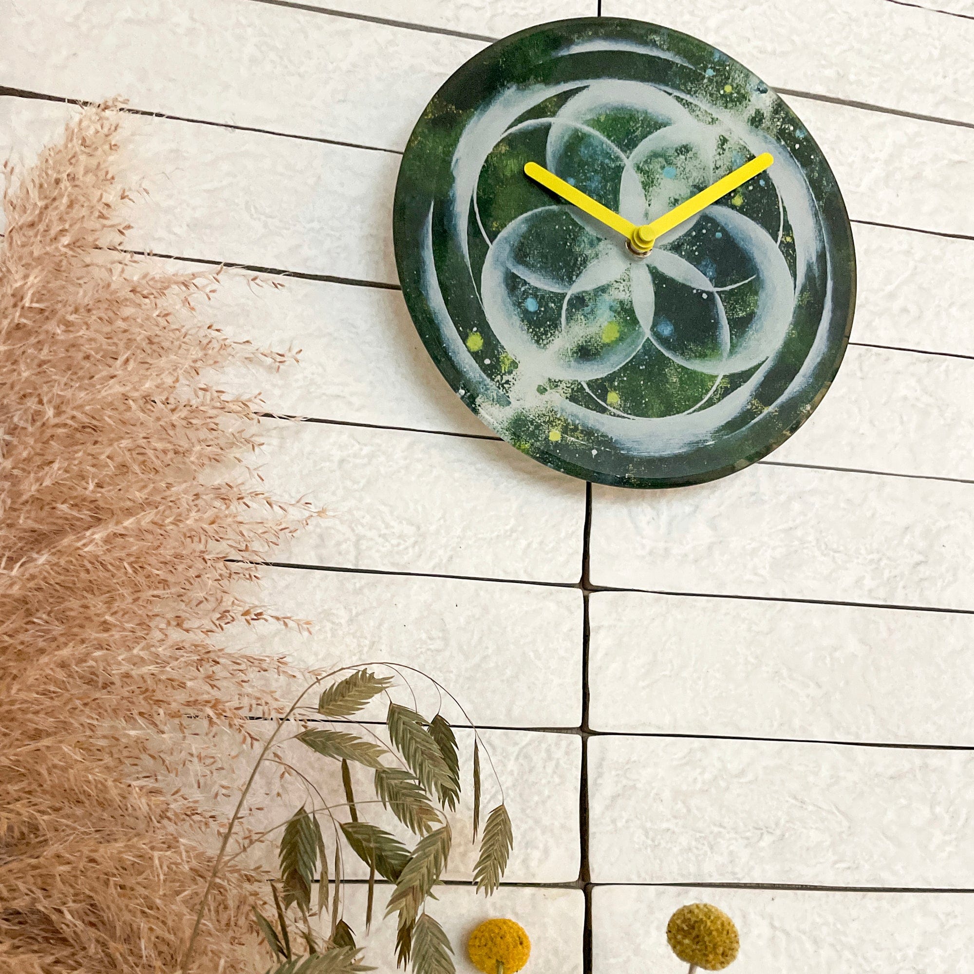nextime-cosmo-table-tisch-wanduhr-20-cm-glas-gr-n-lautlos image 8