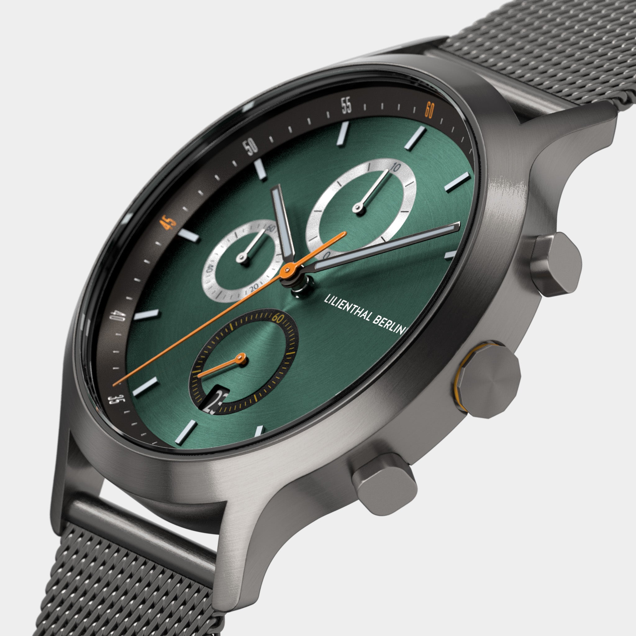 lilienthal-berlin-chronograph-getaway-green-armbanduhr image 2