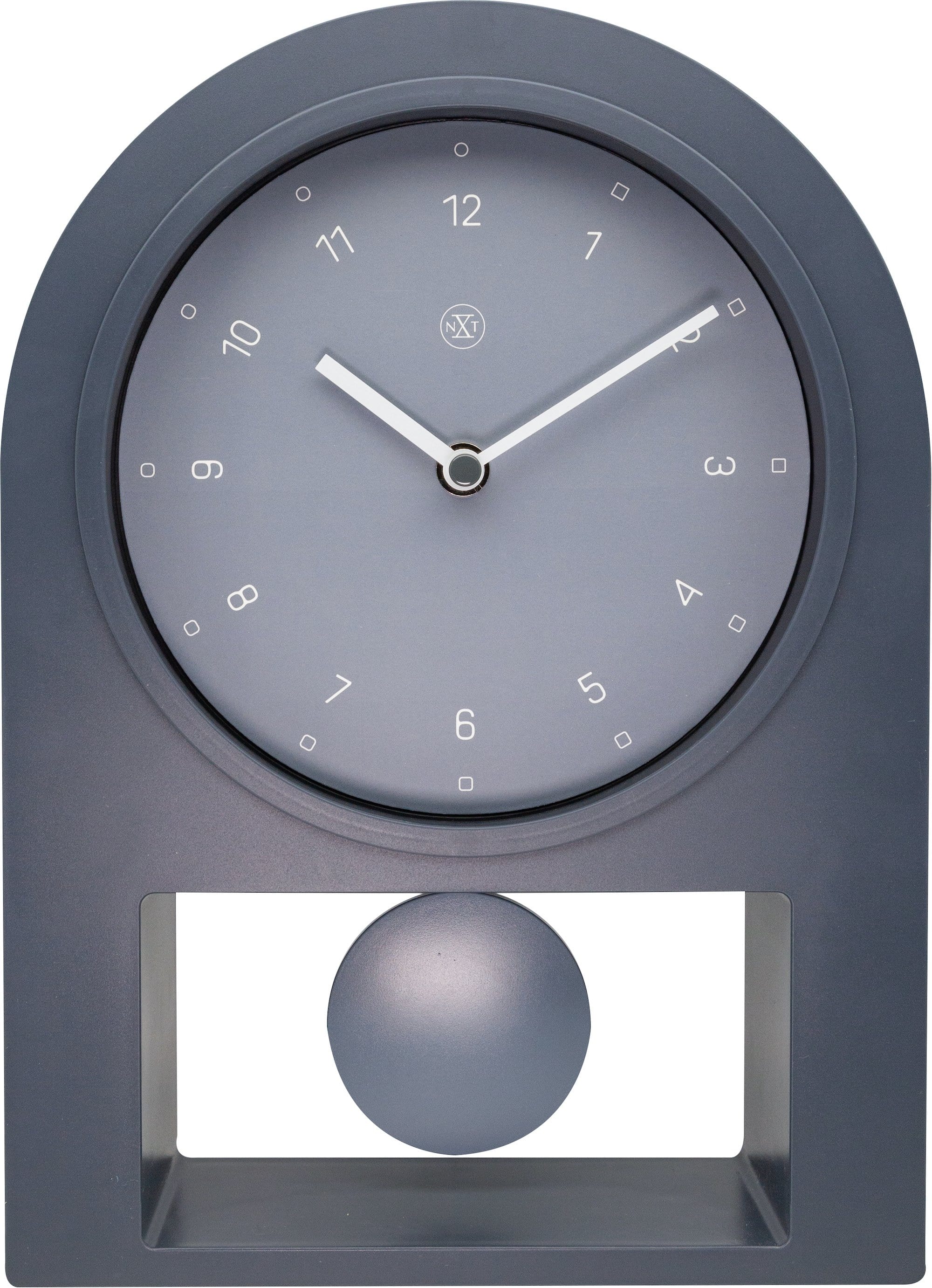 nextime-swing-table-tischuhr-30x20cm-kunststoff-pendel image 1