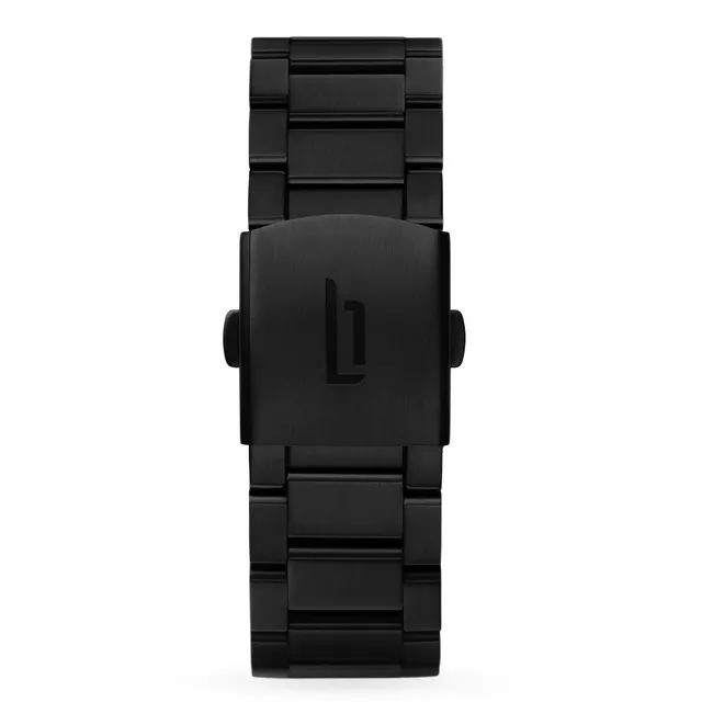 lilienthal-berlin-stainless-steel-armband-black-brushed-edelstahl-uhrenarmband image 1