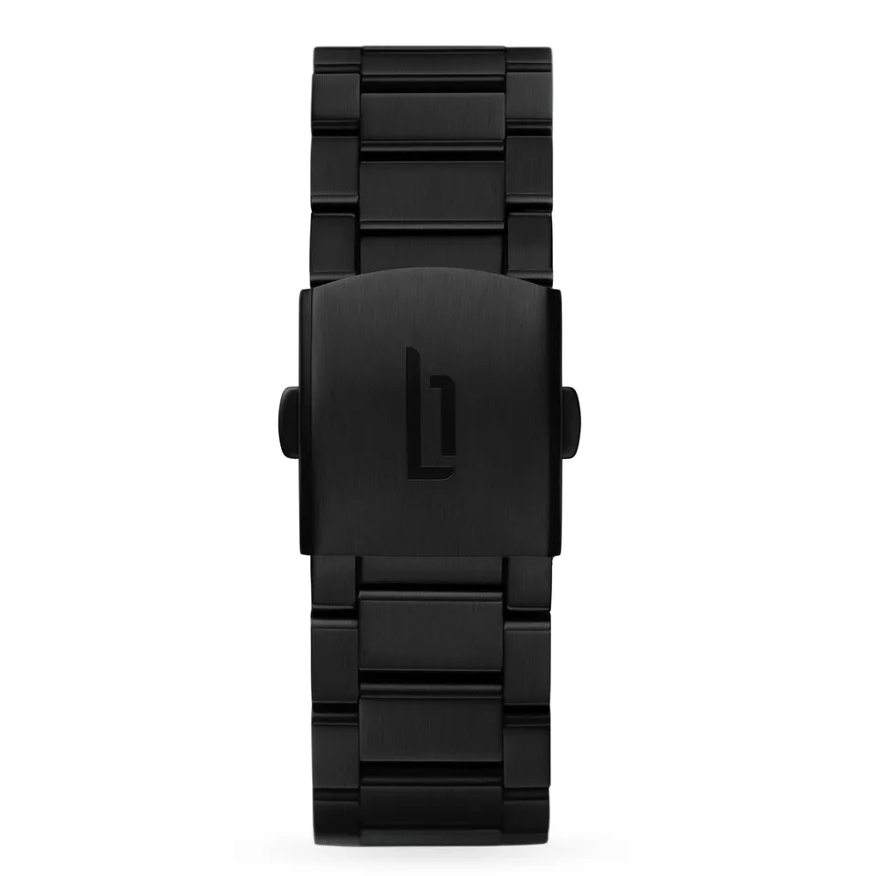 lilienthal-berlin-stainless-steel-armband-black-brushed-edelstahl-uhrenarmband image 1