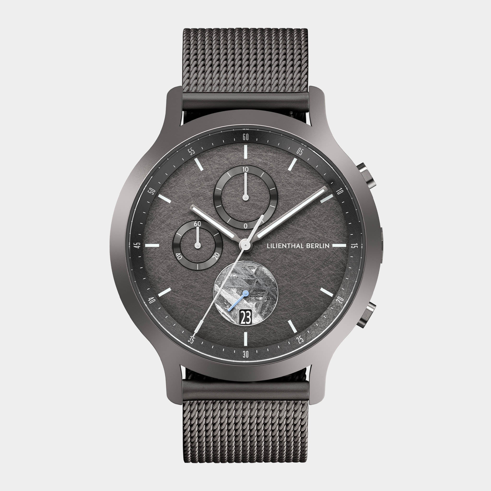 lilienthal-berlin-chronograph-meteorite-cosmic-gray-armbanduhr image 1