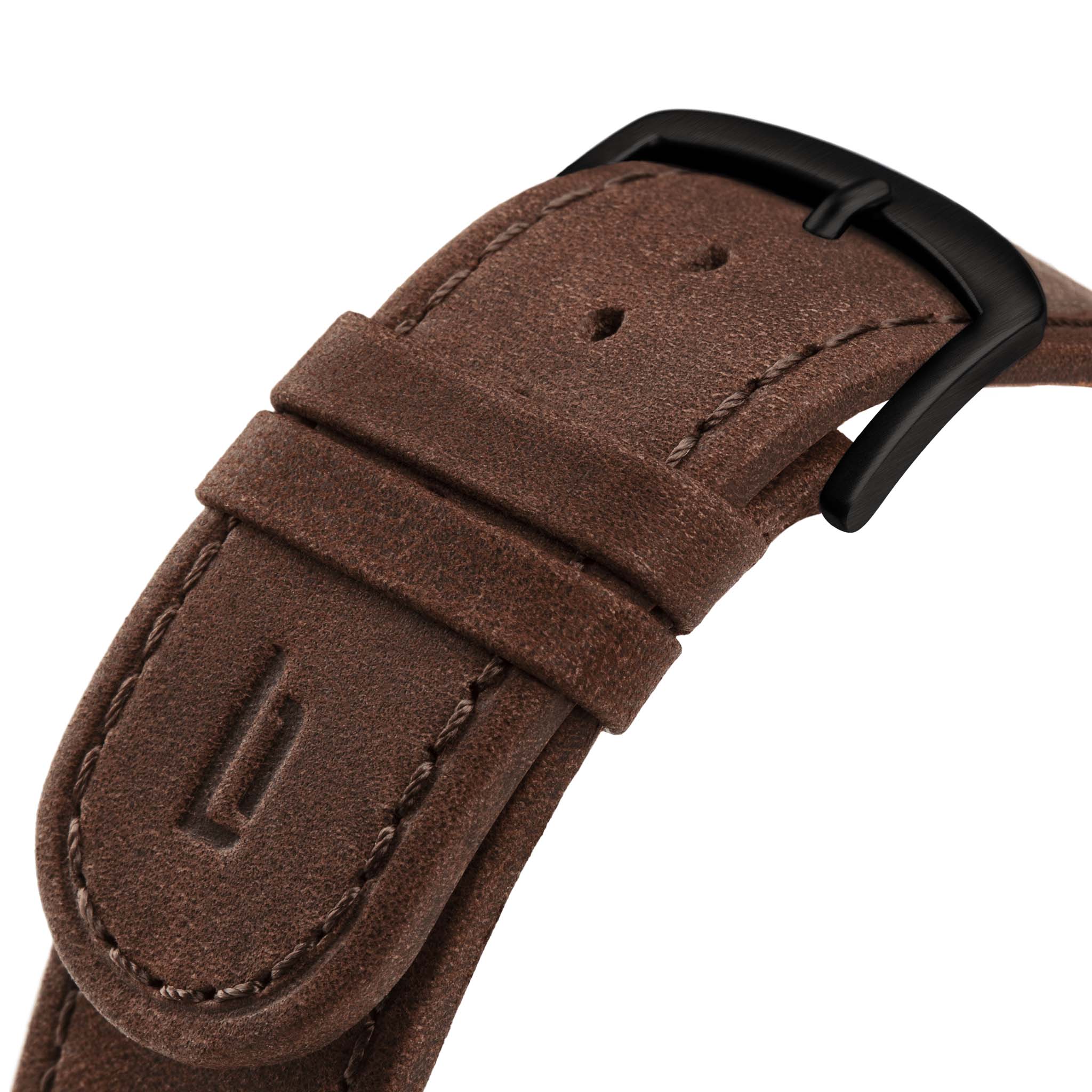 lilienthal-berlin-leather-strap-dark-brown-lederarmband-dunkelbraun image 2