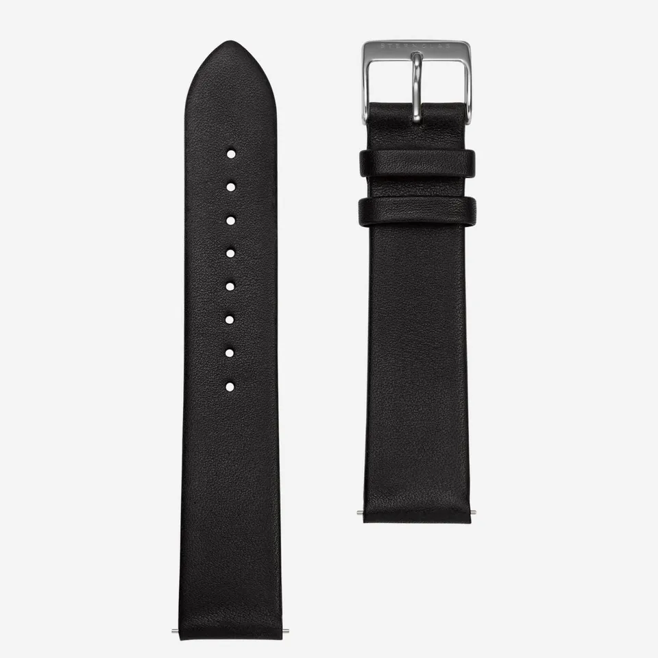 sternglas-premium-20-schwarz-silber-lederarmband-aus-deutscher-herstellung-mit-s image 1