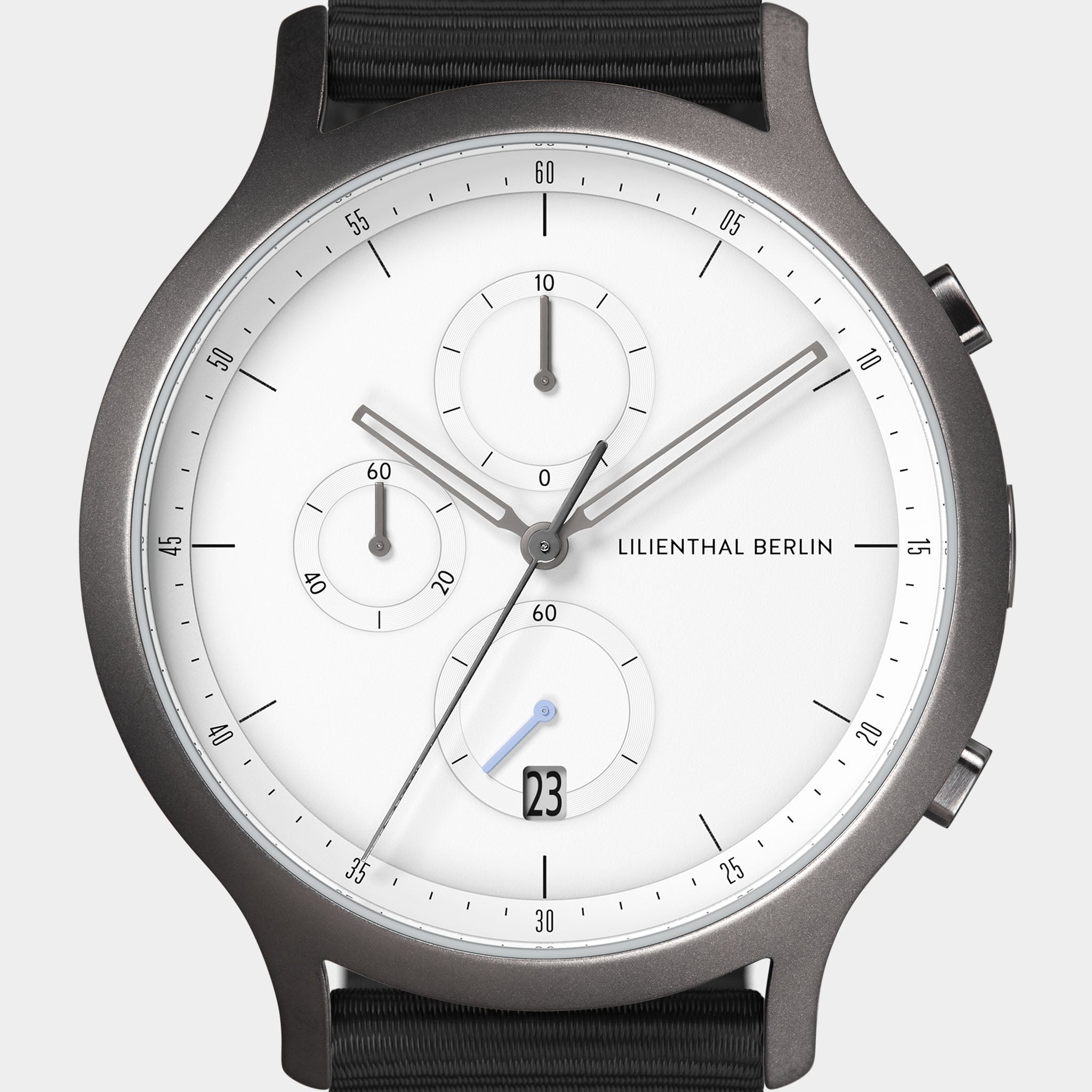 lilienthal-berlin-chronograph-dark-silver-white-chronographenuhr image 6